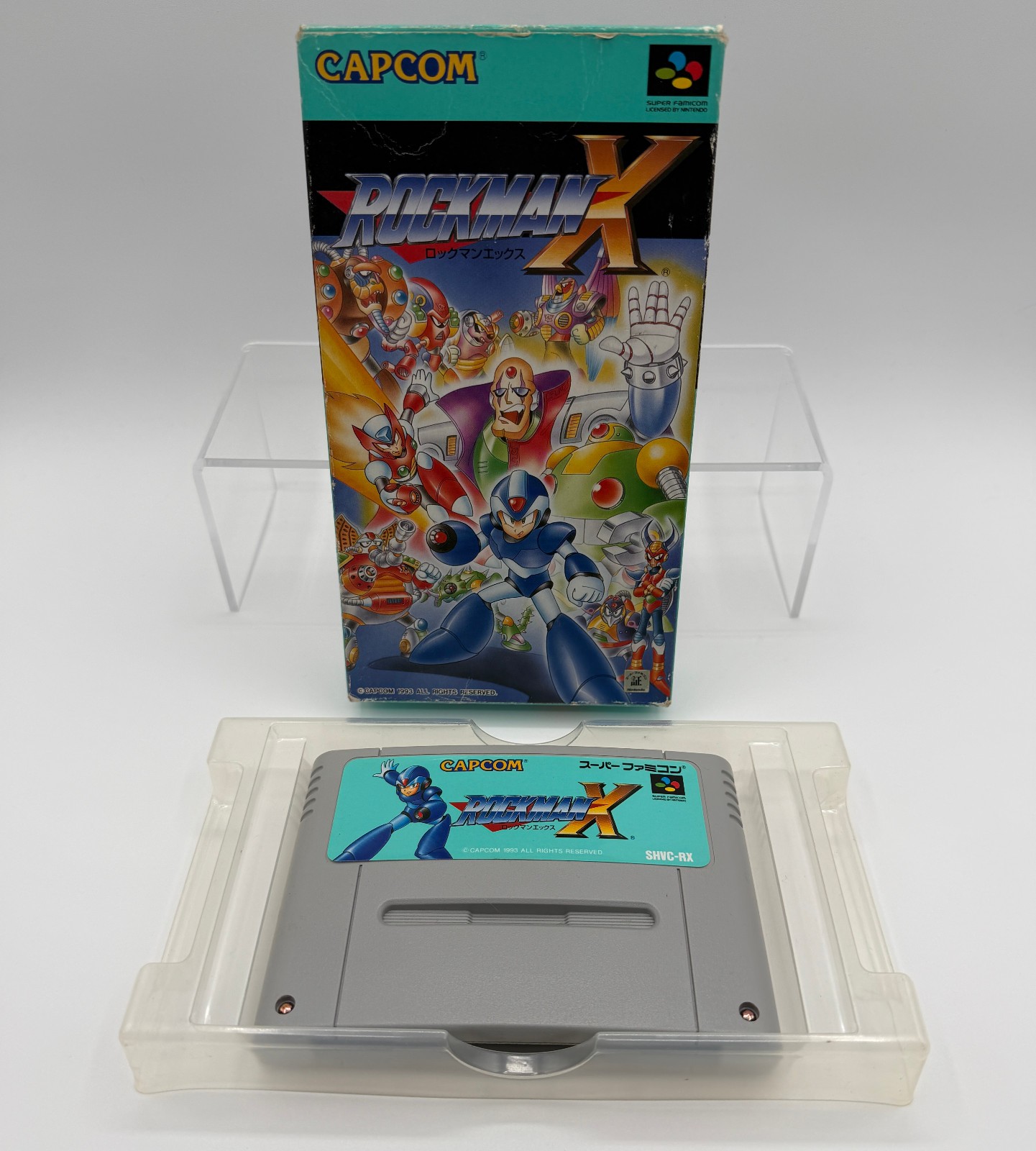ROCKMAN X / Mega Man X Super Famicom With Box ~No Manual~ US Seller SFC1215