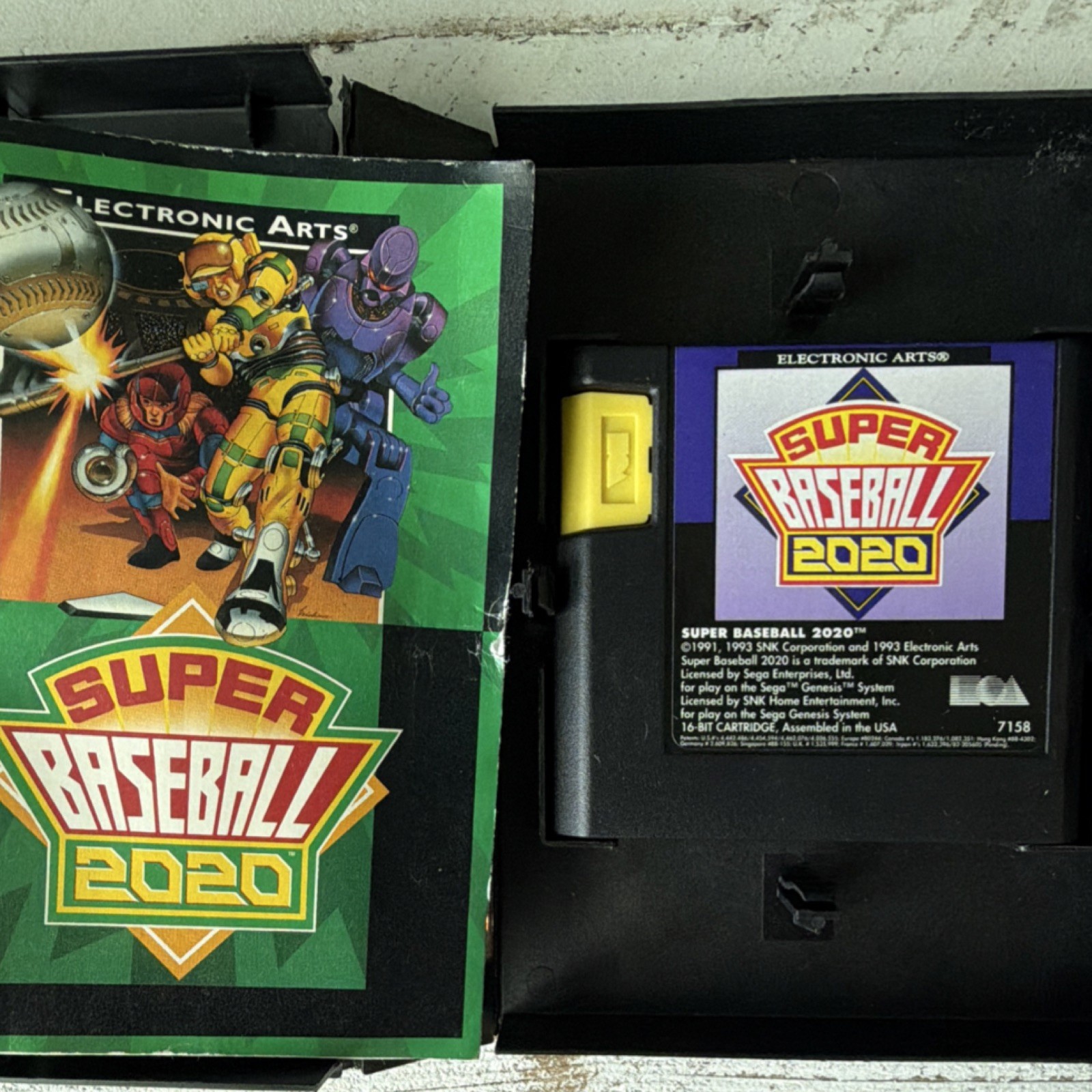 Super Baseball 2020 (Sega Genesis, Electronic Arts) Manual, 1-2 Player