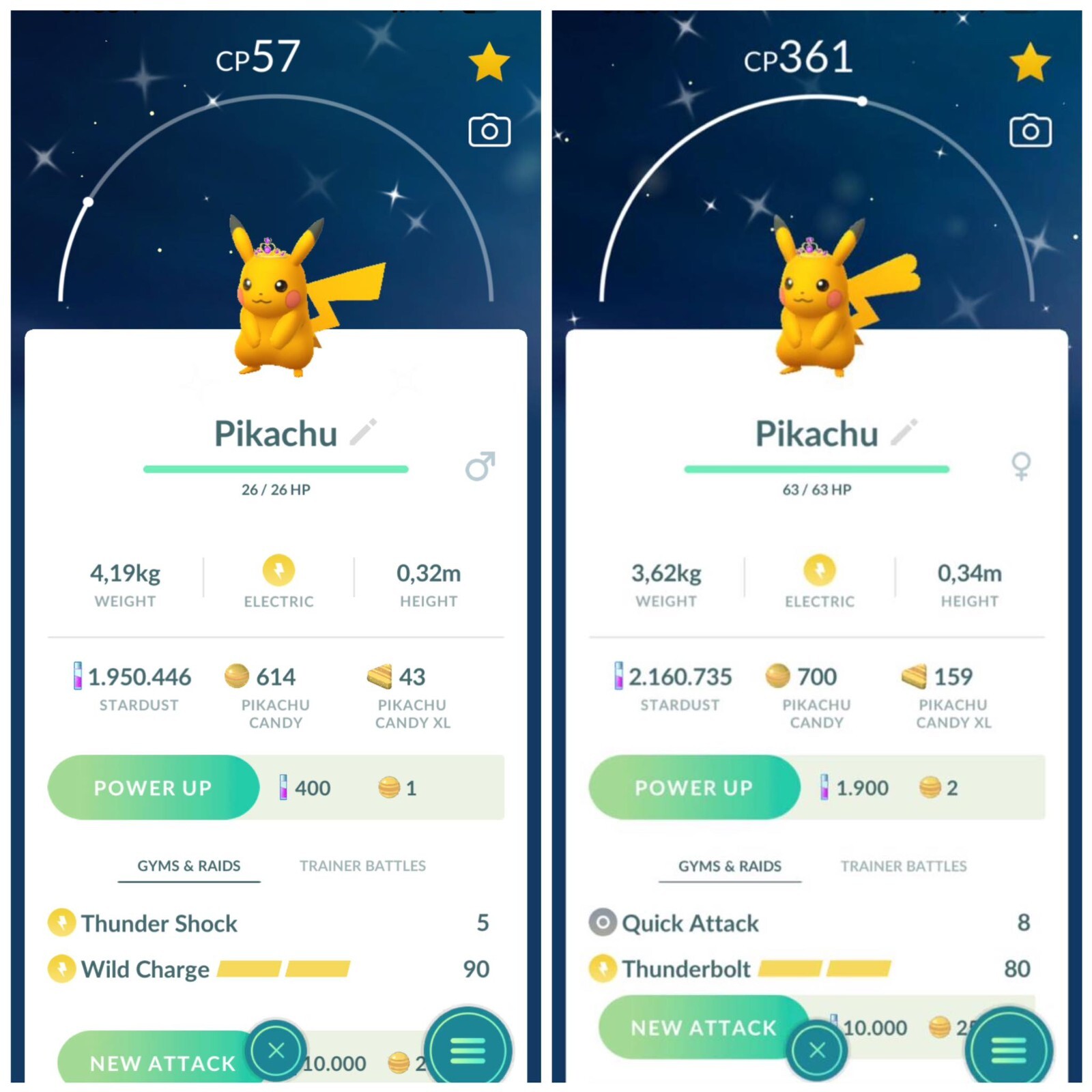 Pokemon Shiny Pikachu wearing an amethyst crown M or F – TRADE 20k stardust
