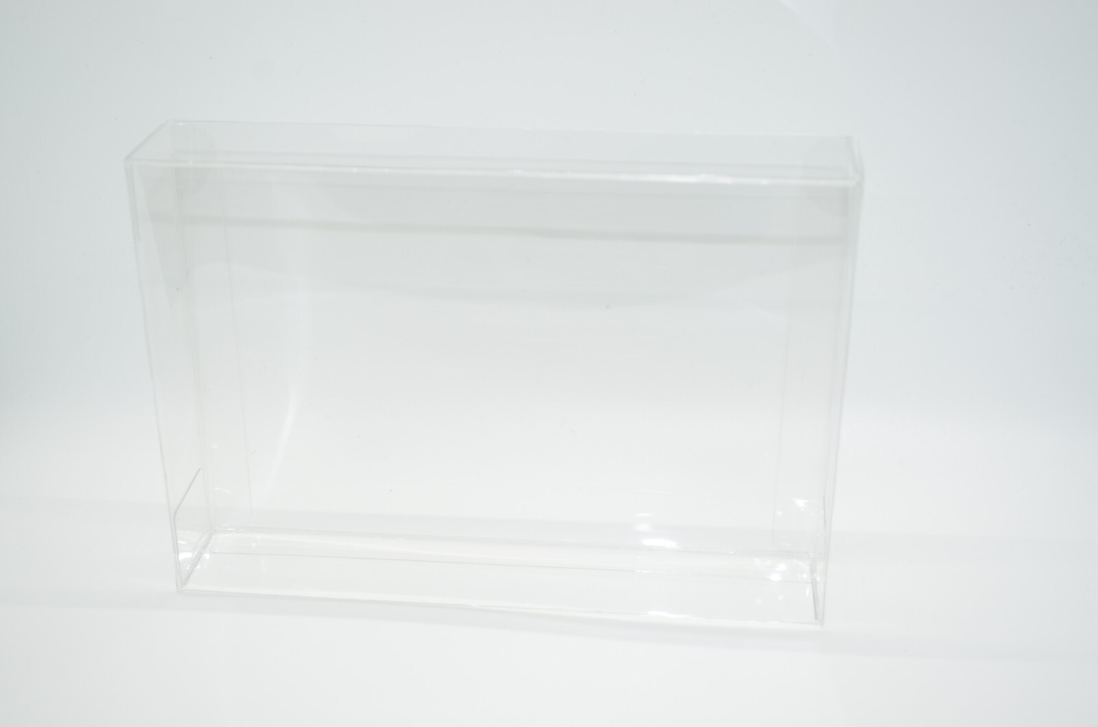 5 Plastic Protective Protectors Cases Sleeves Display Boxes For Nintendo NES