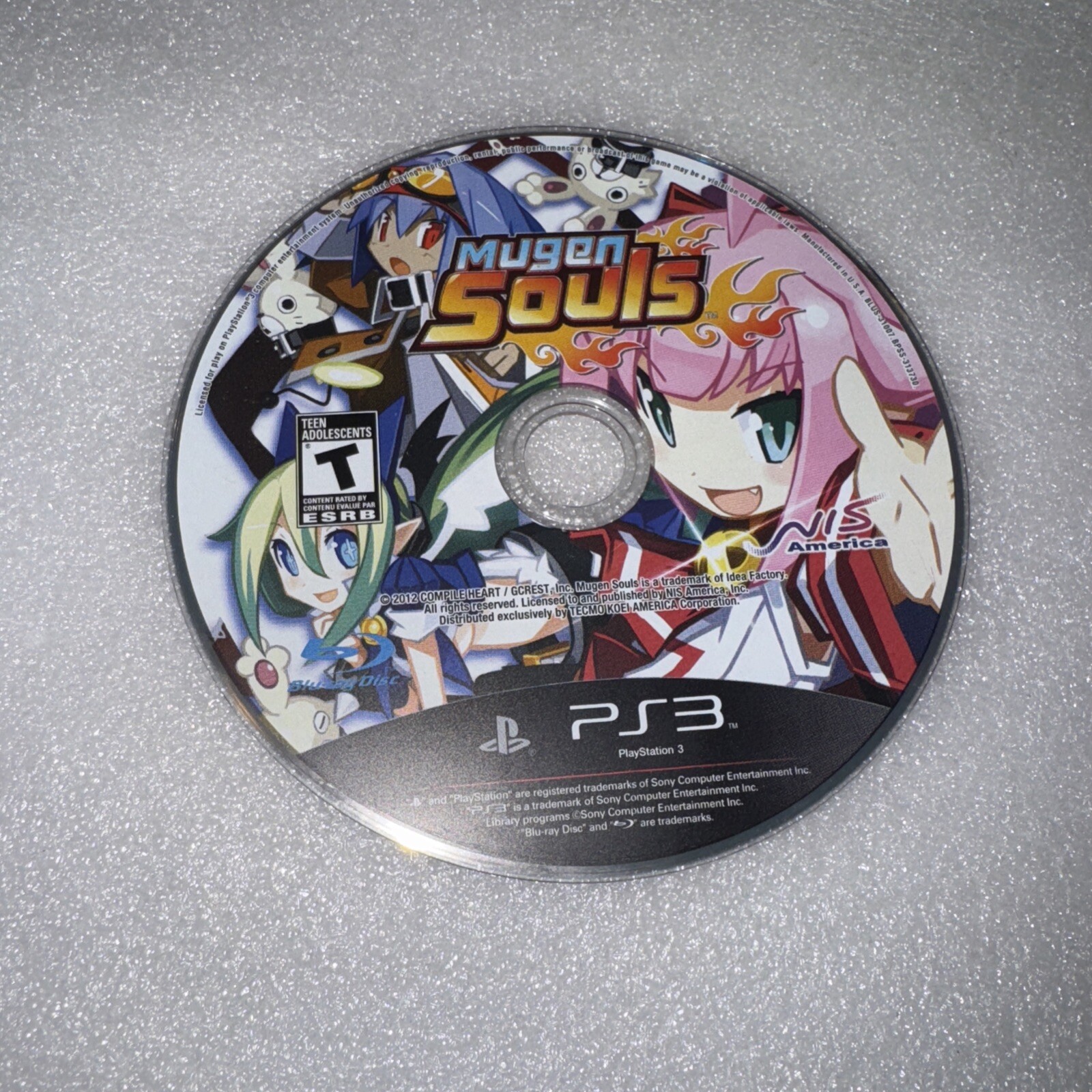 Mugen Souls Sony Playstation 3 PS3 Disc Only Very Good