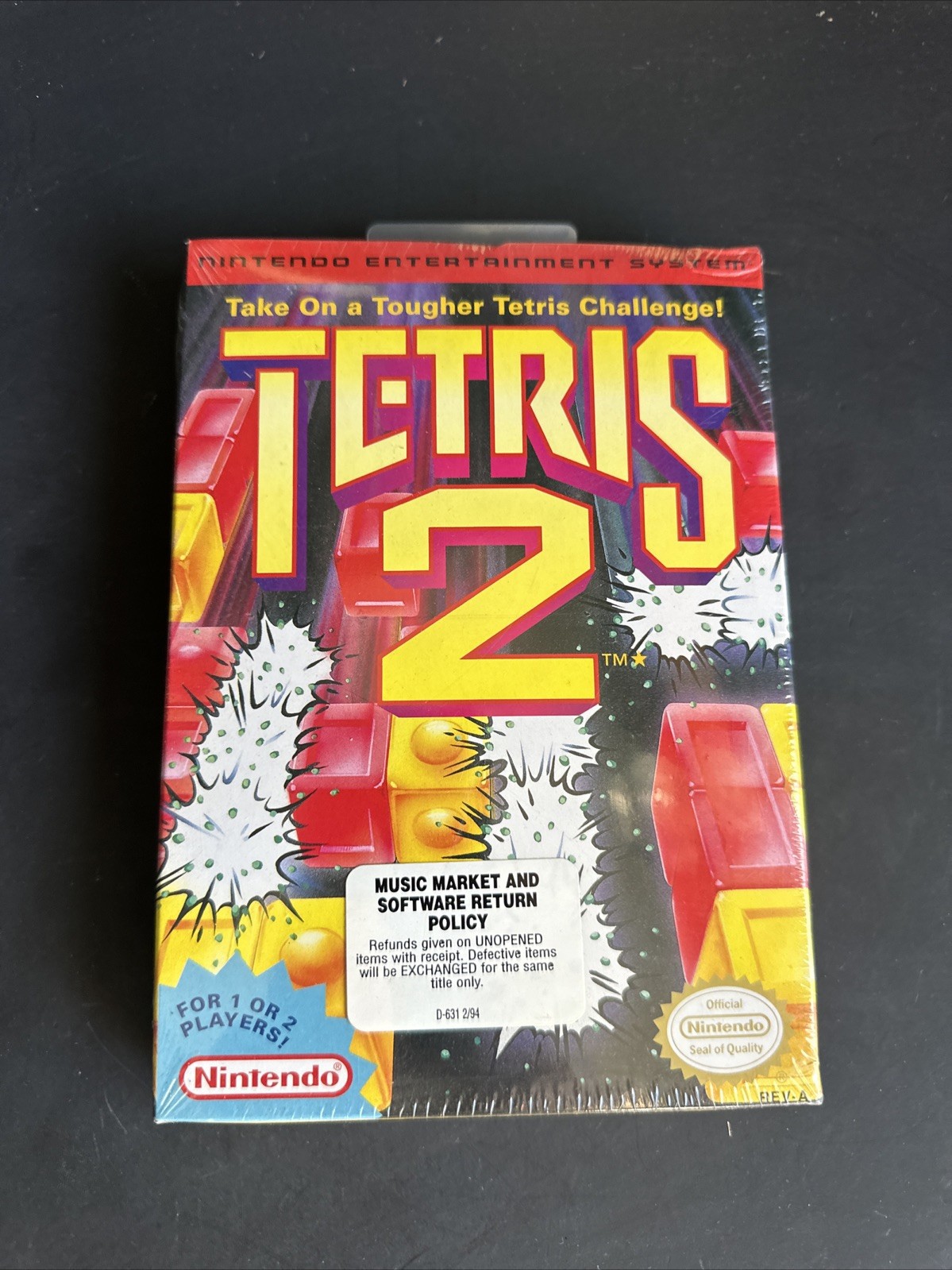 TETRIS 2 NINTENDO ENTERTAINMENT SYSTEM GAME NES BRAND NEW SEALED #R130