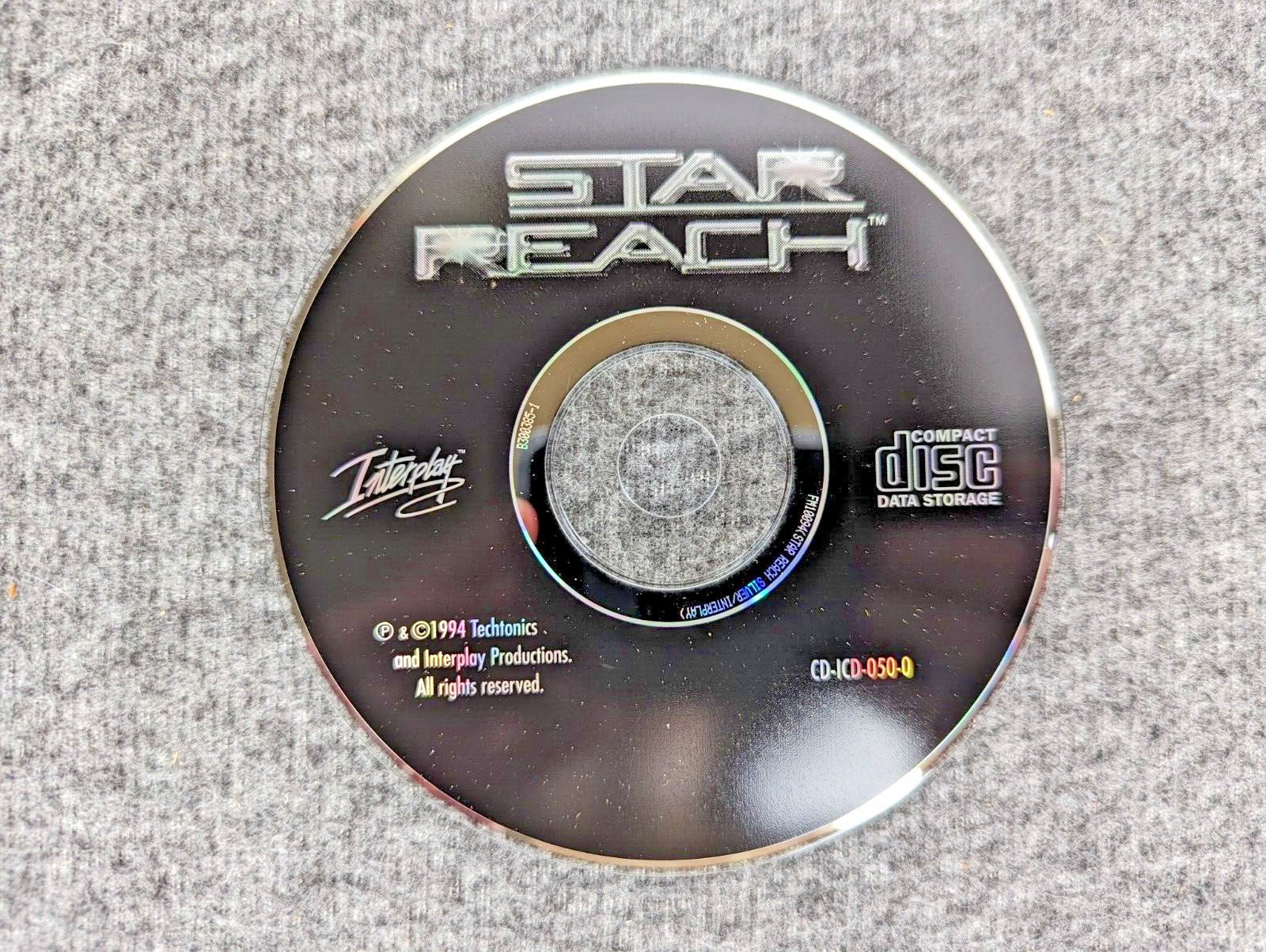 CIB Star Reach Big Box IBM PC CD-ROM (1994) Complete Rare HTF DOS Version – EUC