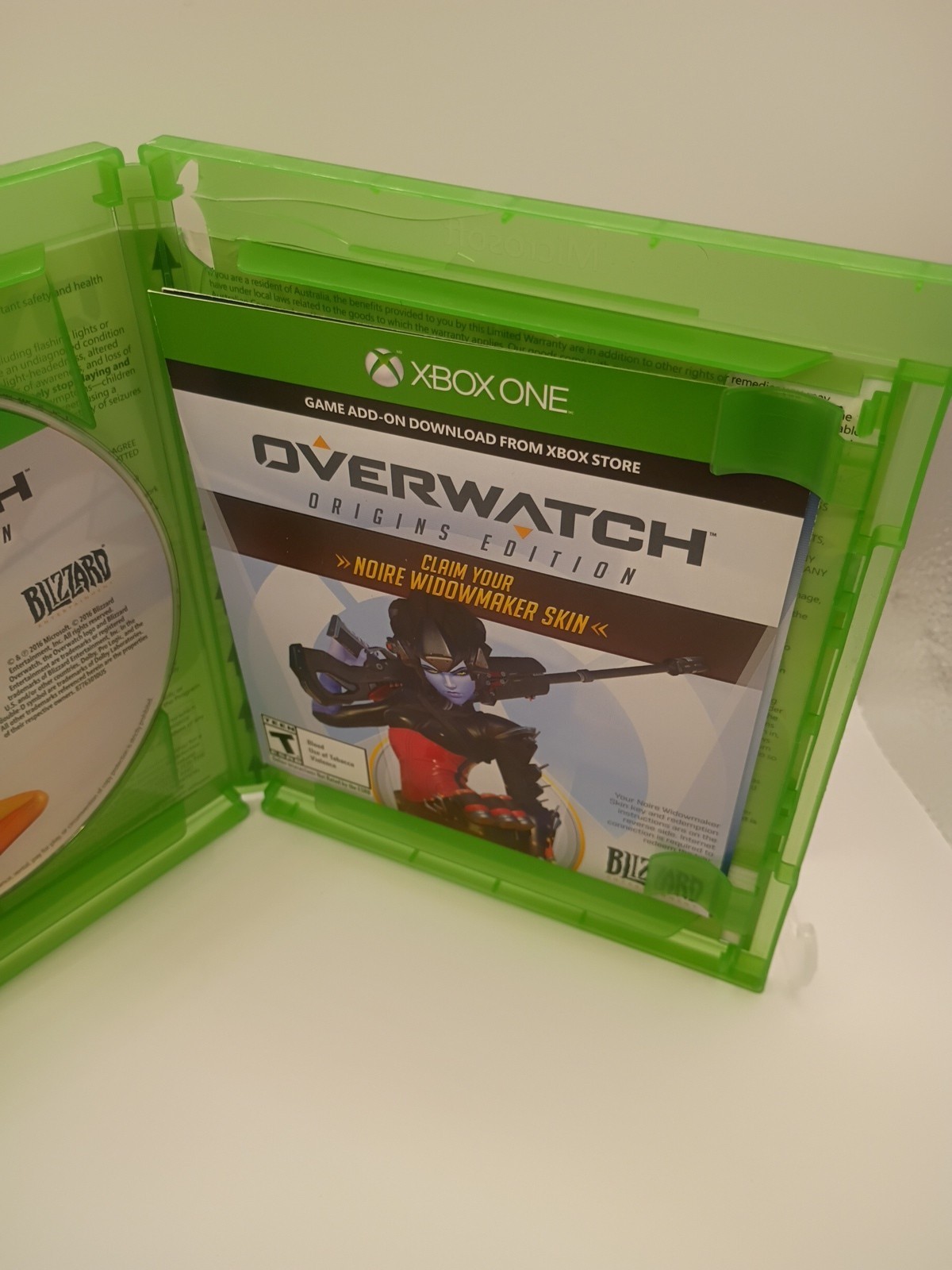 Overwatch: Origins Edition (Microsoft Xbox One, 2016) Complete Tested & Working