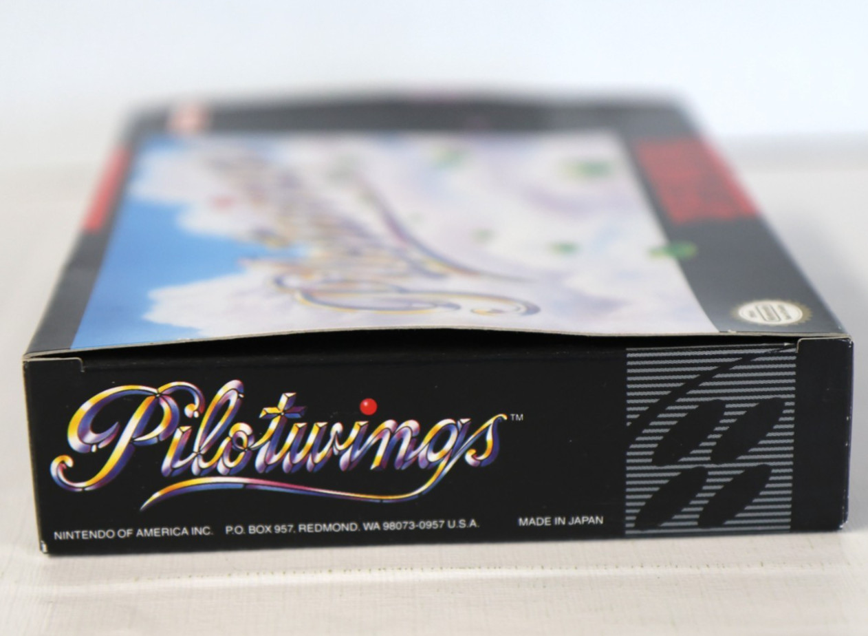 Pilotwings (SNES, 1991) 🌟 CIB with Original Poster & Inserts – Authentic