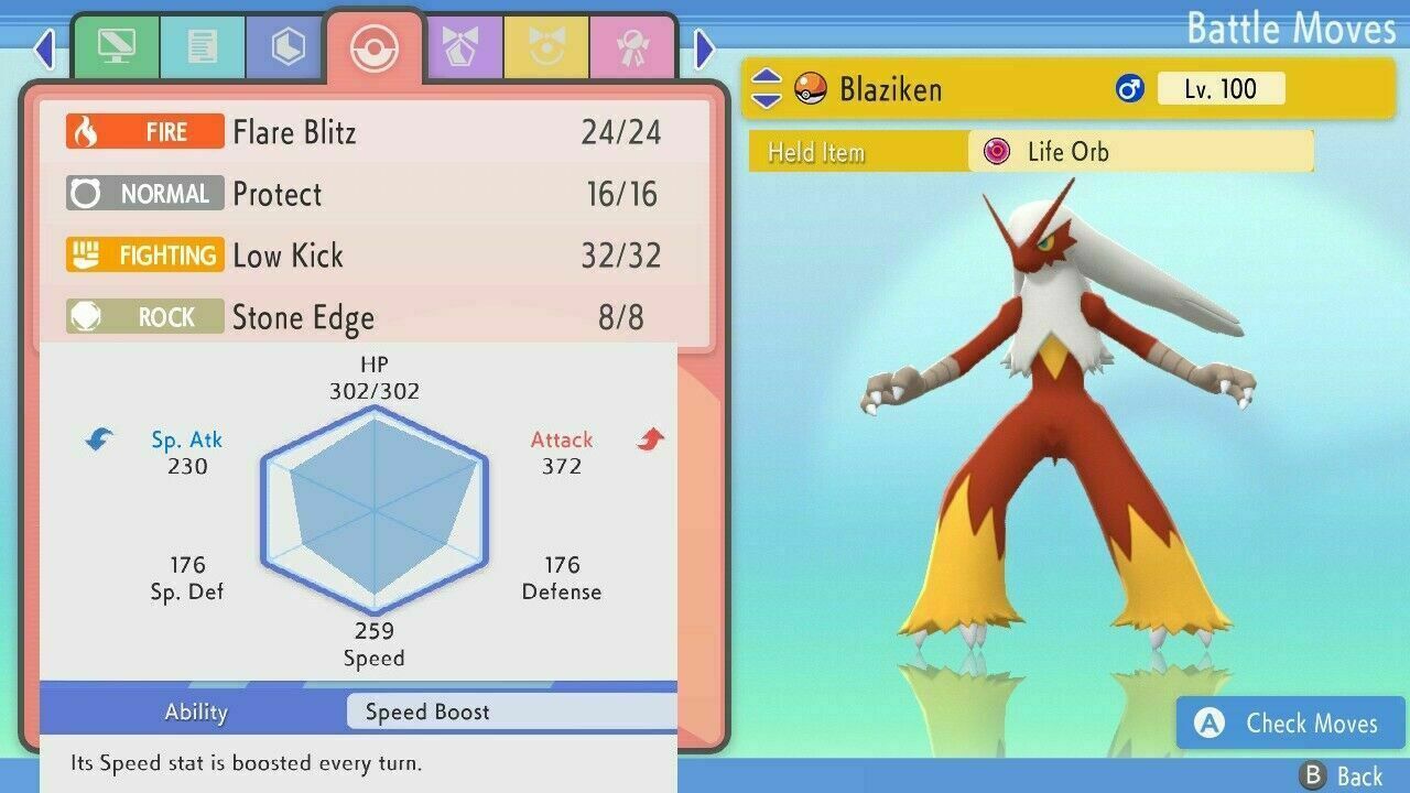 Blaziken 🌟Shiny🌟 Normal 6IV – Pokemon Brilliant Diamond & Shining Pearl