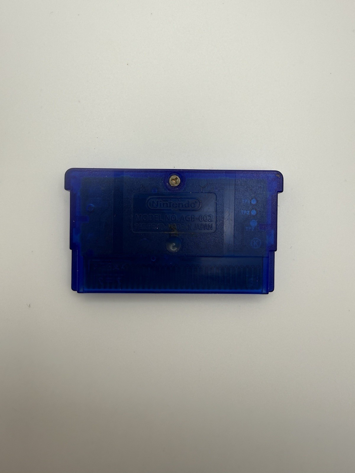 AUTHENTIC Pokémon Sapphire Version – Tested & Working! Dry Battery, Clean Board!