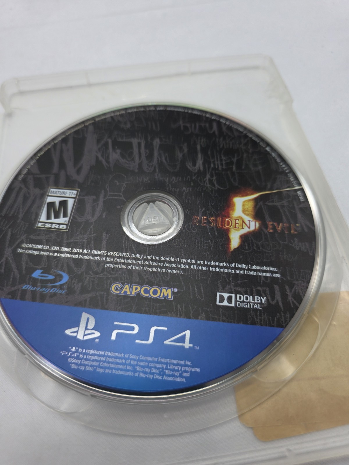Resident Evil 5 (Sony PlayStation 4) Disc Only