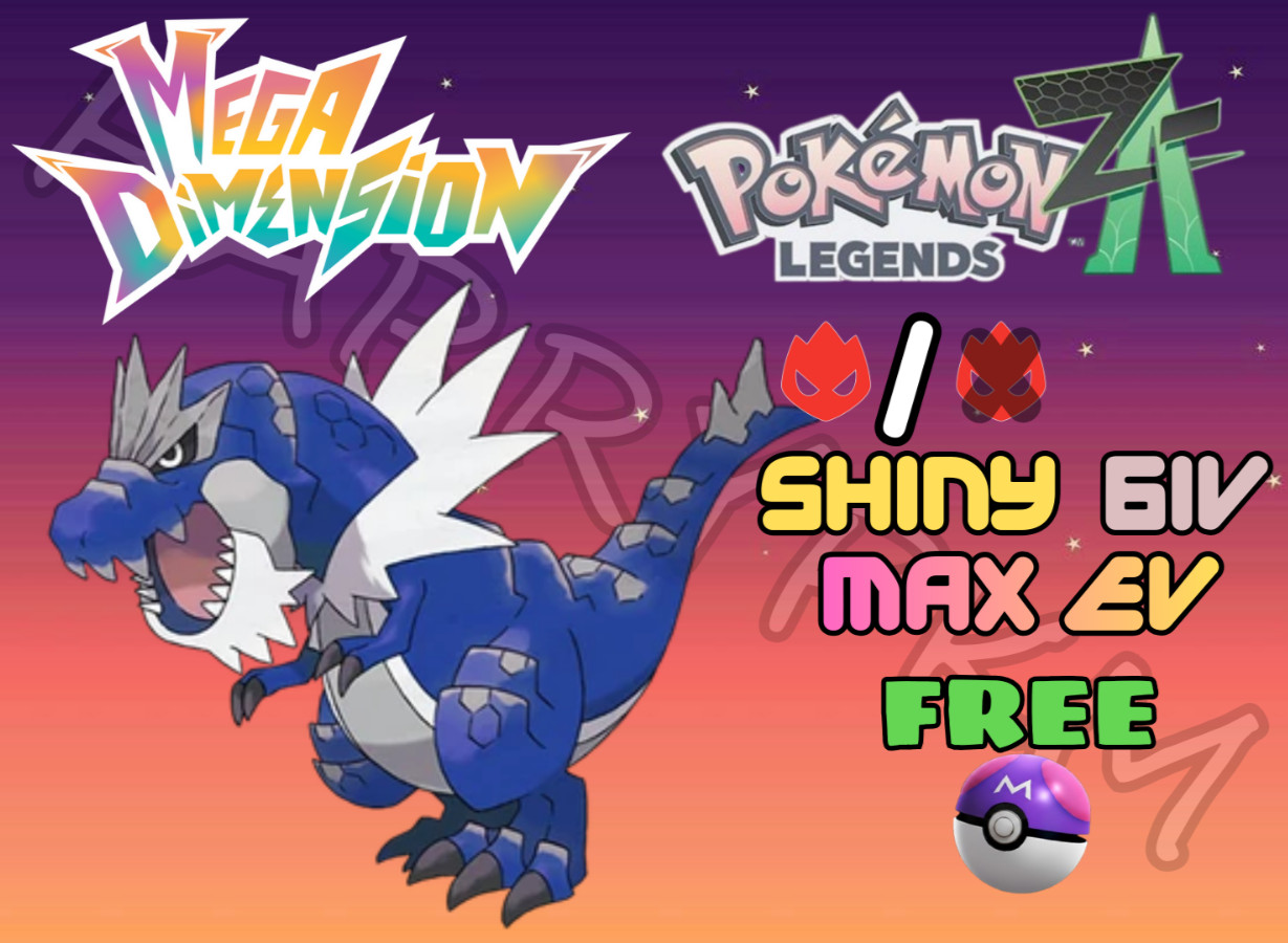 ✨SHINY ALPHA TYRANTRUM ✨ALPHA 6IV MAX EV⭐POKEMON LEGENDS ZA