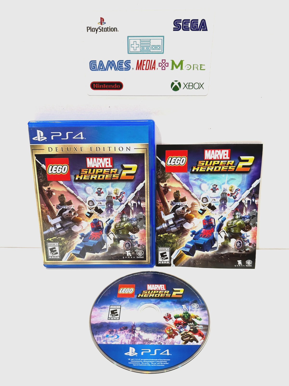 LEGO Marvel Super Heroes 2: Deluxe Edition (Sony PlayStation 4, 2017) Complete