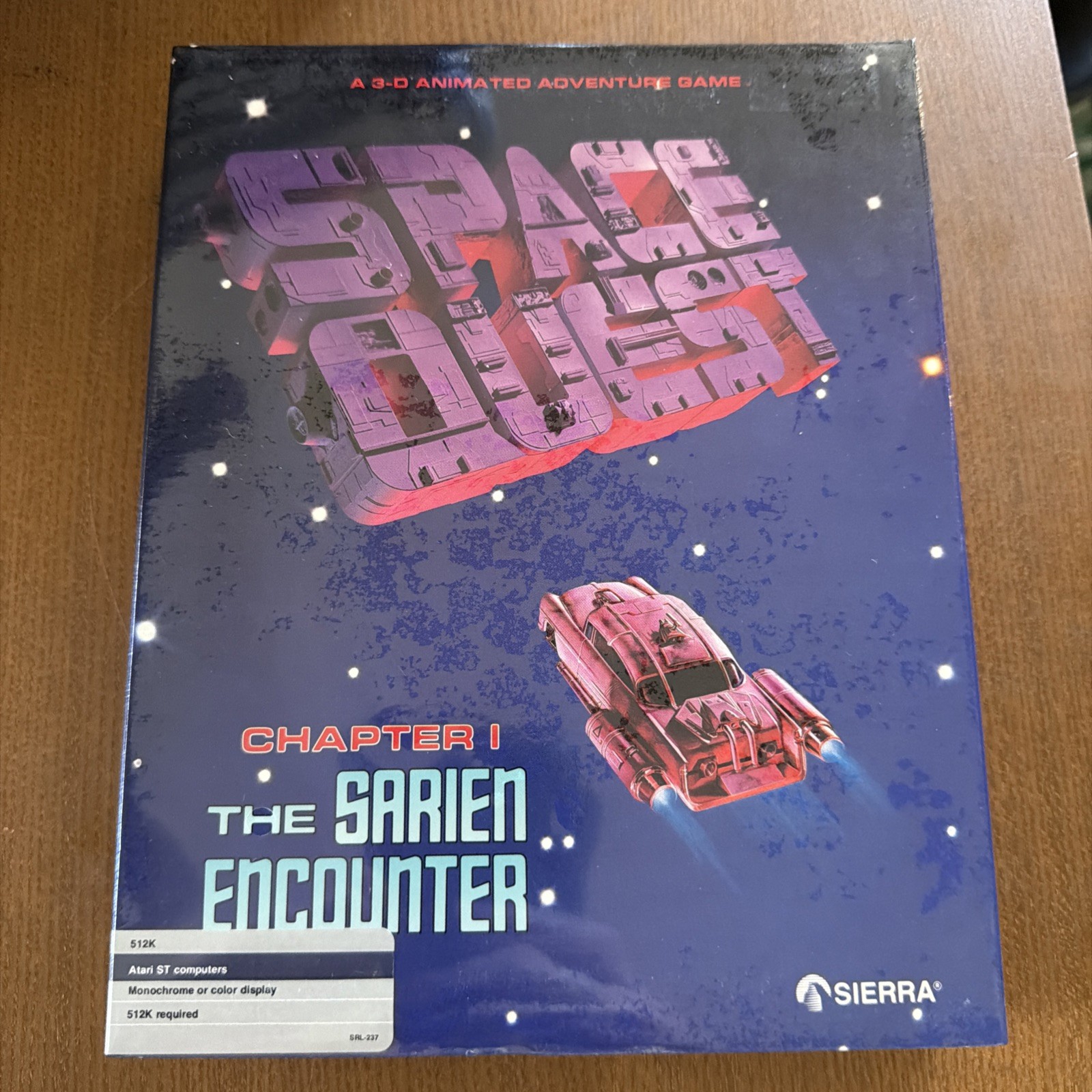 SPACE QUEST CHAPTER 1 THE SARIEN ENCOUNTER FACTORY SEALED FOR ATARI ST