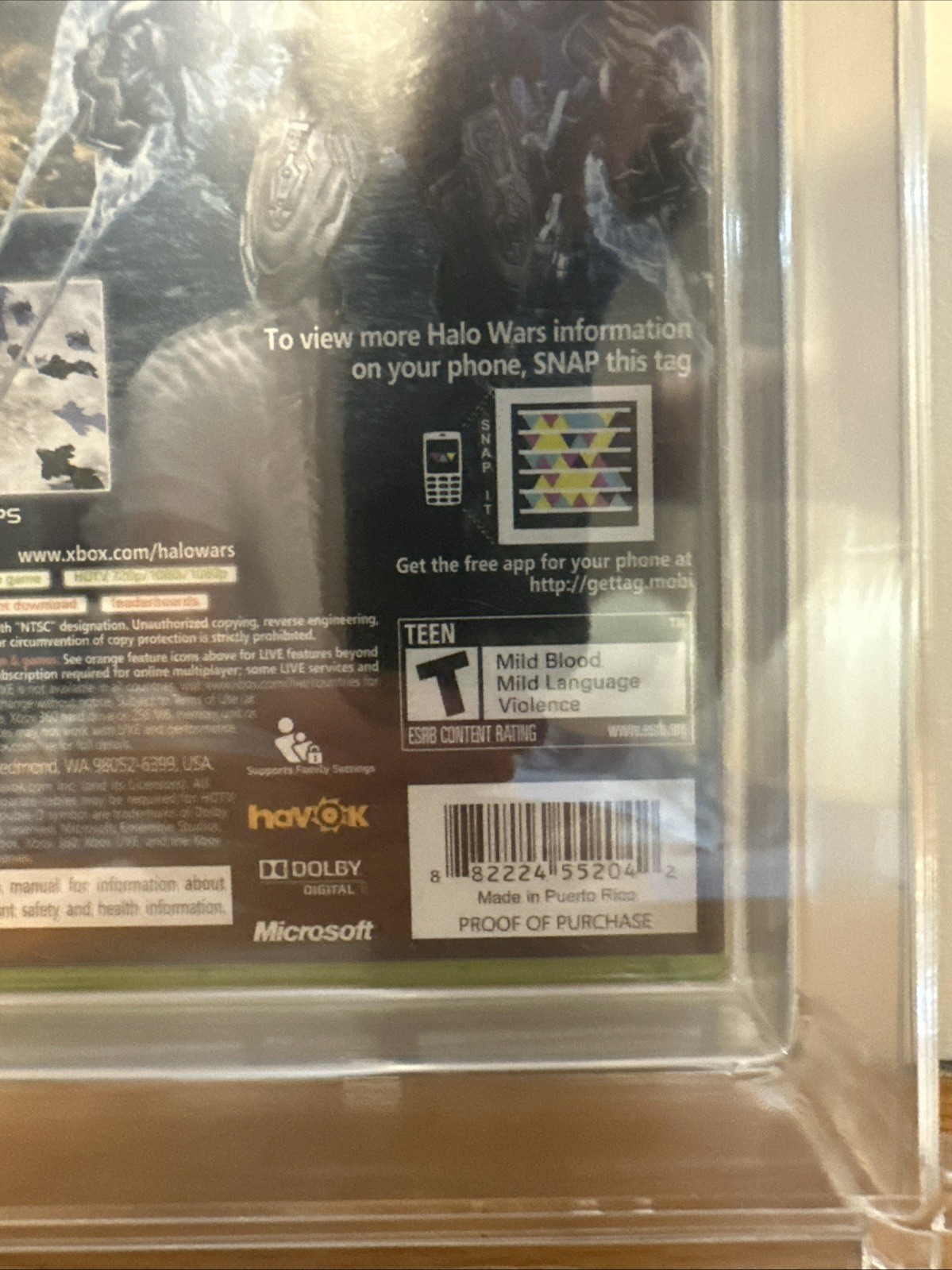 HALO WARS MICROSOFT XBOX 360 WATA 9.2 B+ SEAL DO NOT SELL BEFORE BUNGIE