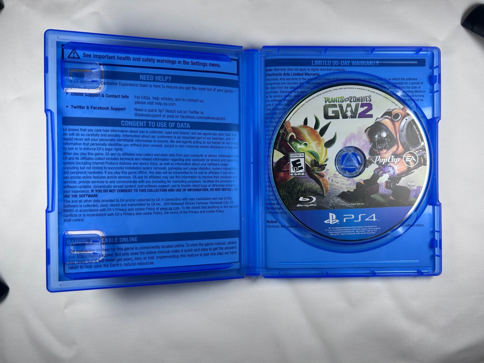 Plants Vs Zombies Garden Warefare 2 – Sony PlayStation 4 Tested/Working