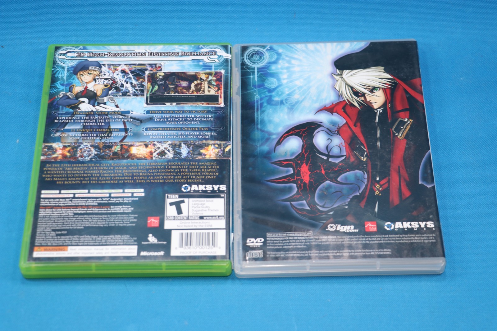 BLAZBLUE CALAMITY TRIGGER LIMITED EDITION XBOX 360 GAME BONUS DISCS SCRATCH FREE
