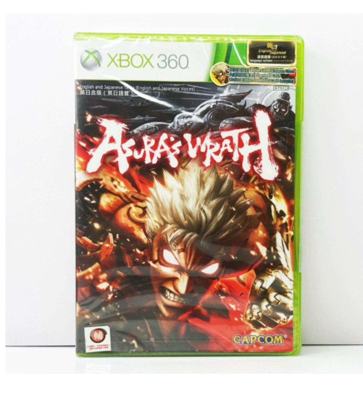 Asian English/Japanese Asura’s Wrath XBOX 360 Asia New Sealed NTSC-J