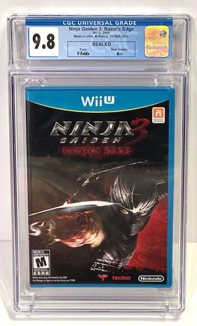 Nintendo Wii U Ninja Gaiden 3 Razor’s Edge CGC Graded 9.8 A++
