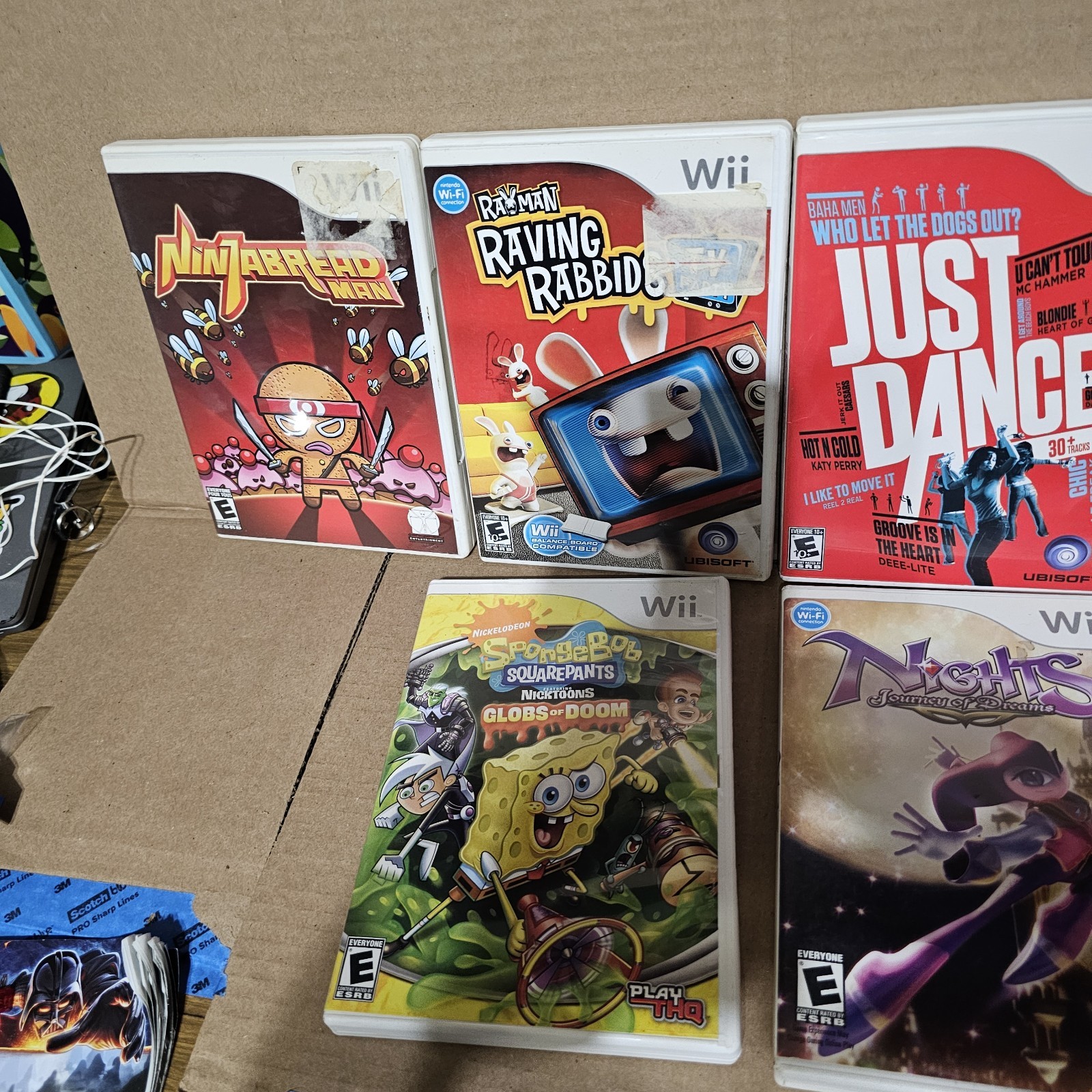 Lot of 6 Nintendo Wii Games See Description For What Is Included