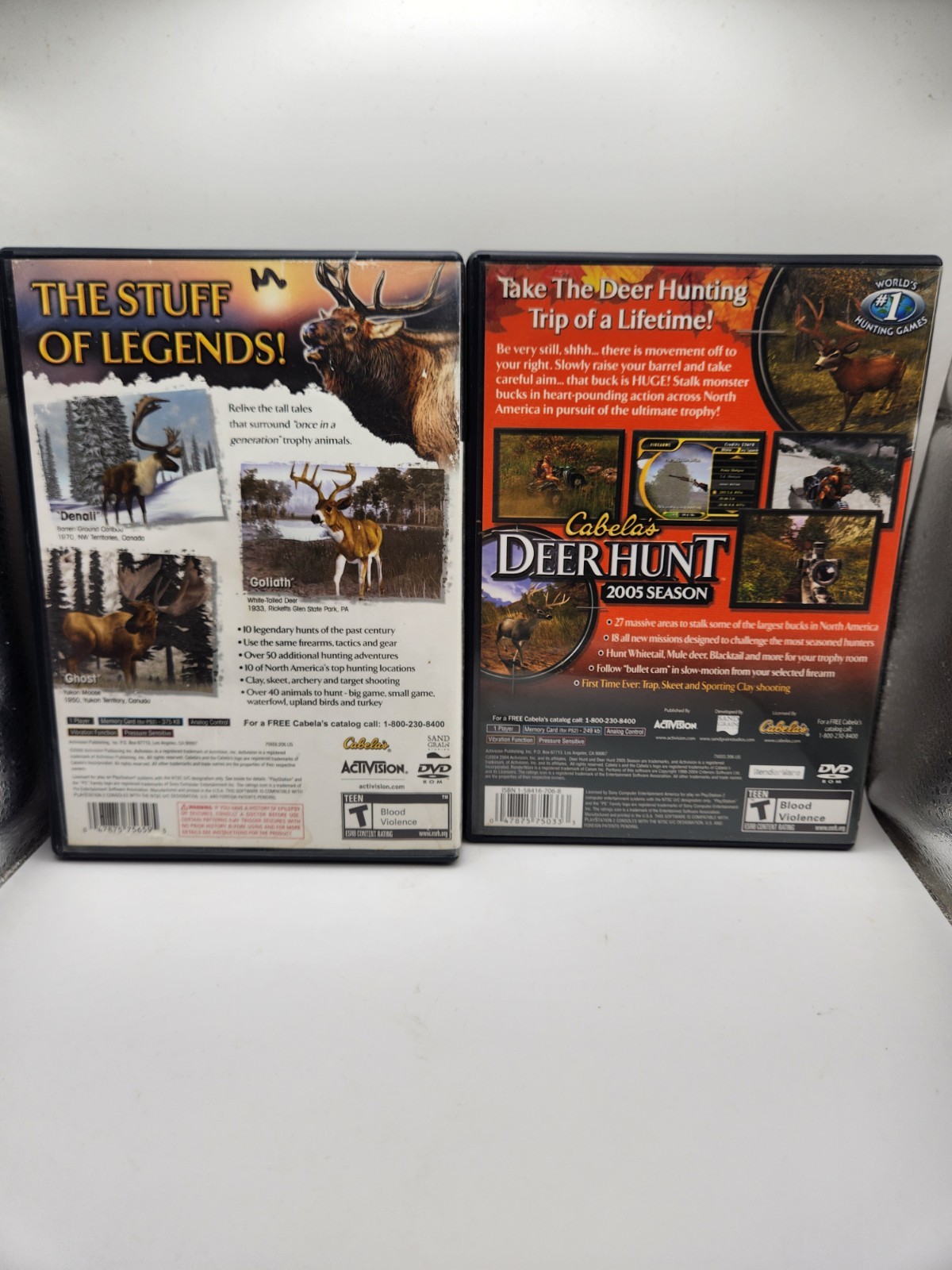 Cabela’s Hunting Game Bundle – Sony PlayStation 2 – Cib Tested Nice! Read Descpt