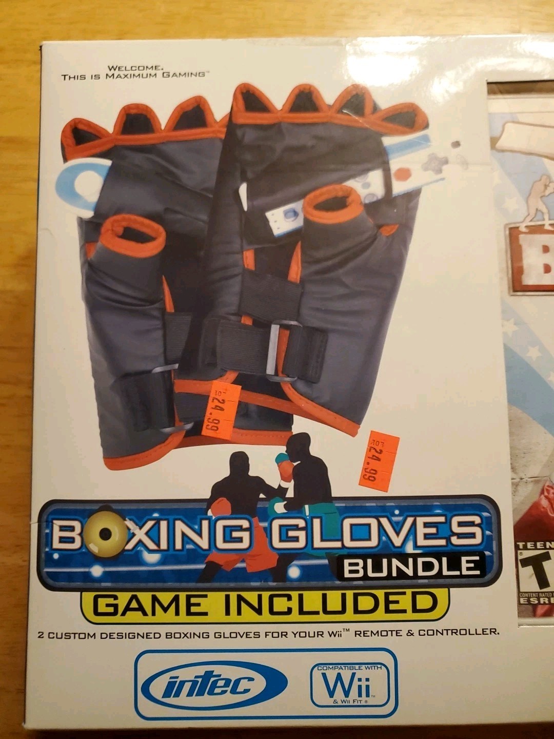 Don King Boxing Gloves Bundle Nintendo Wii 2009 Excellent Condition