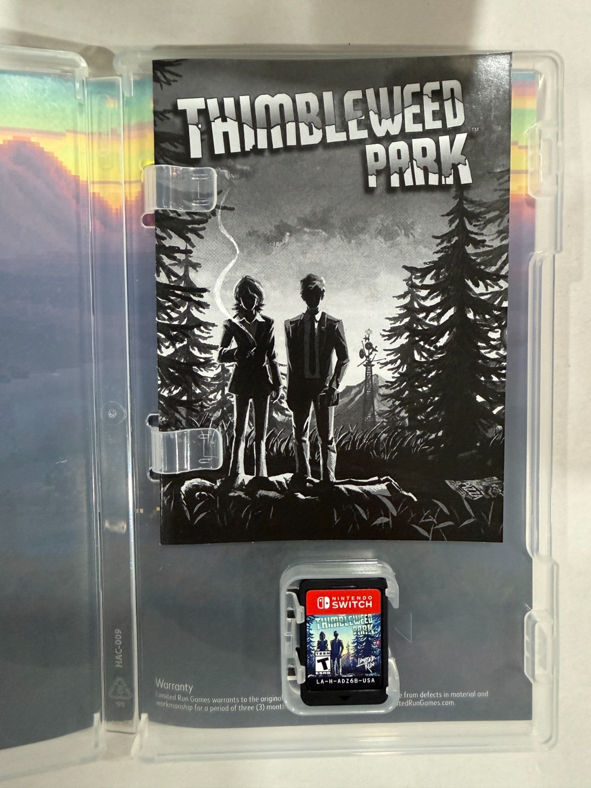 Thimbleweed Park – Nintendo Switch – CIB – Complete – Limited Run Games – Tested
