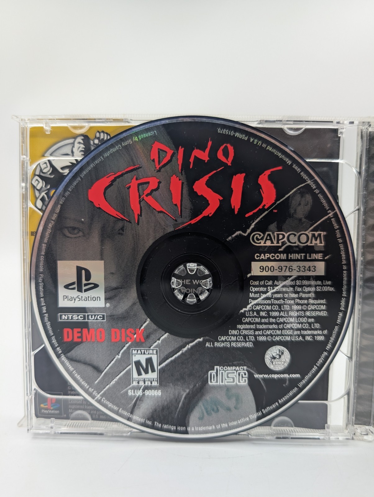 Resident Evil 3 Nemesis PS1 Complete CIB w/ REGISTRATION + Dino Crisis Demo Disc