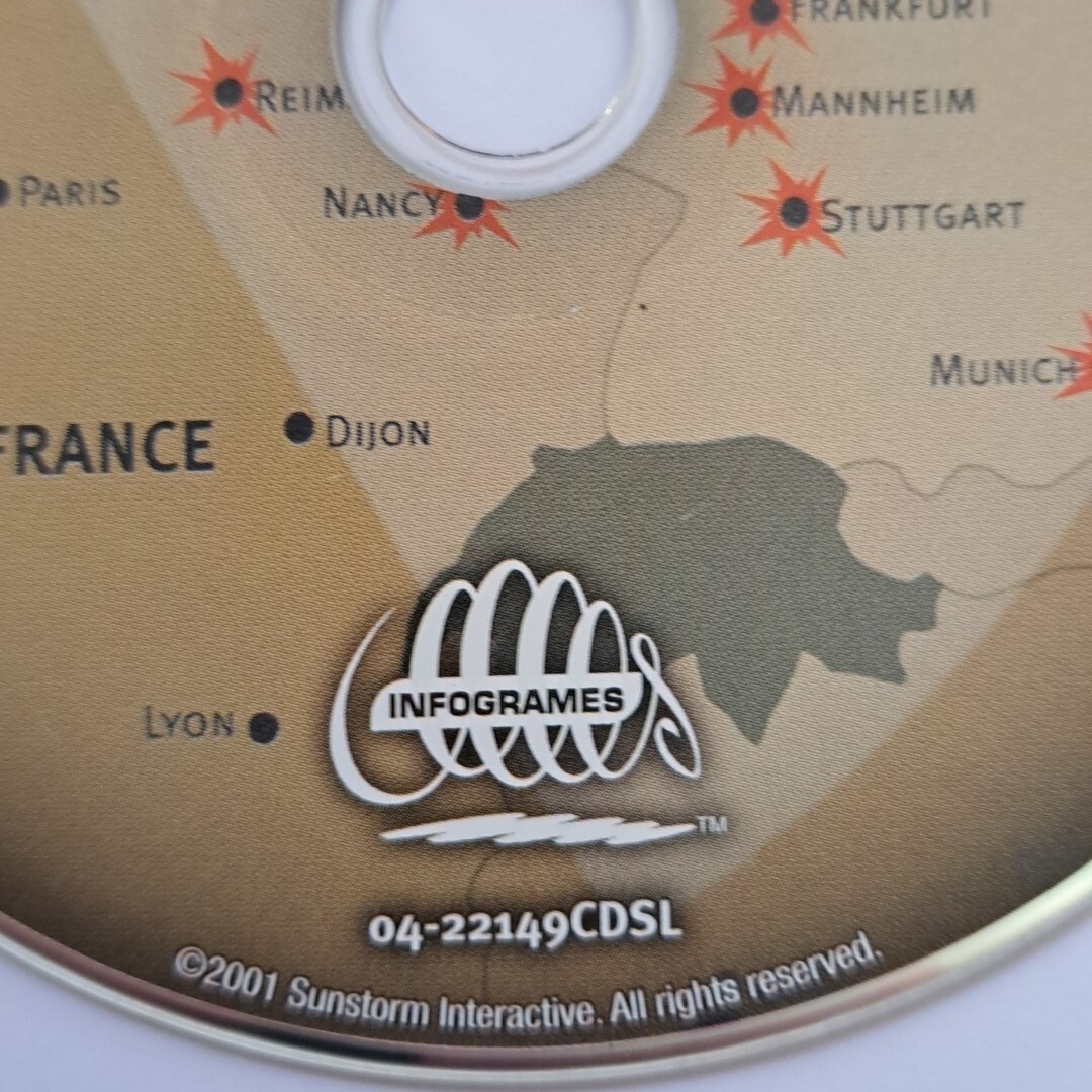 Infogrames B-17 GUNNER Air War Over Germany PC CD-ROM 2001 REPLACEMENT DISC ONLY