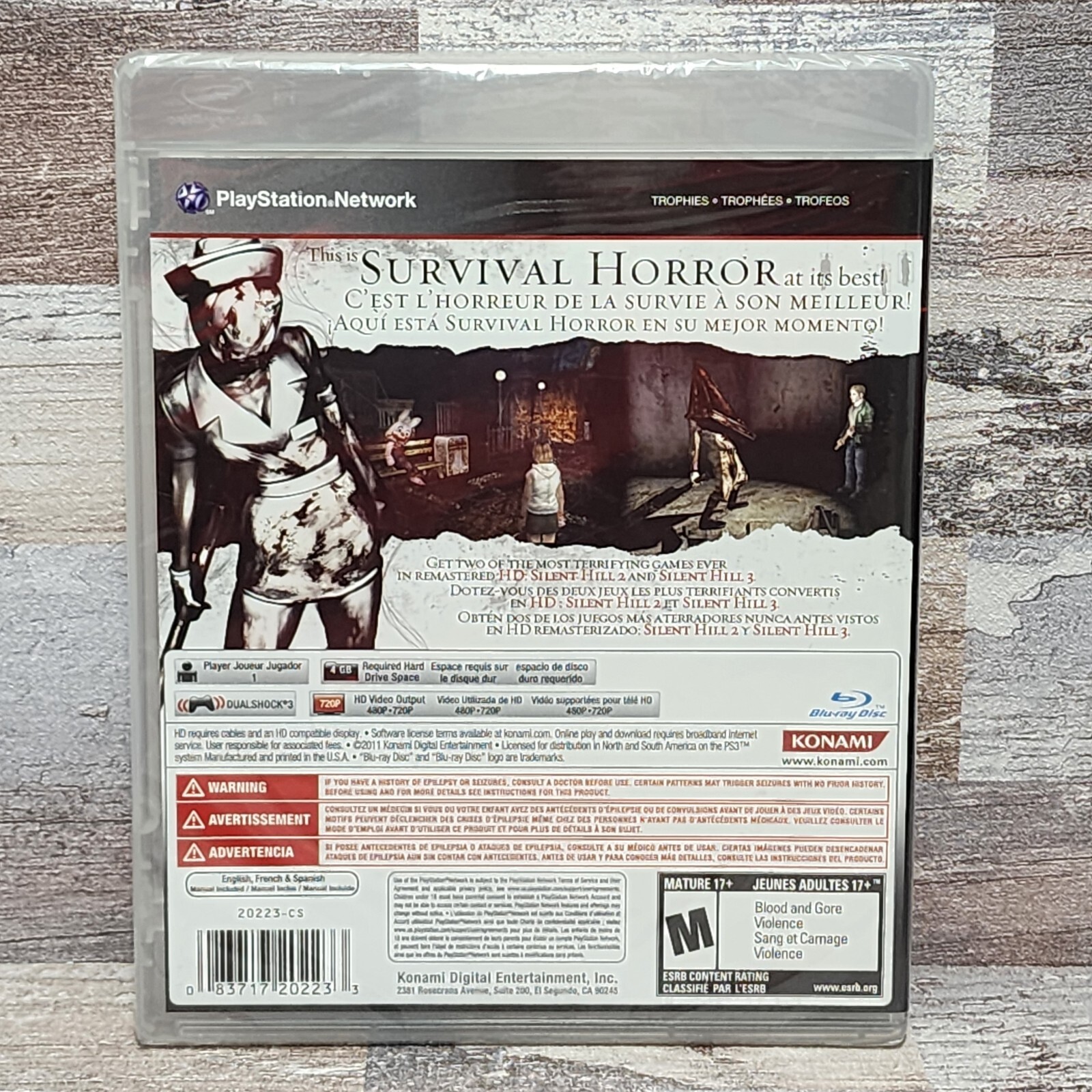 Silent Hill HD Collection (PlayStation 3, PS3) Brand New Factory Sealed