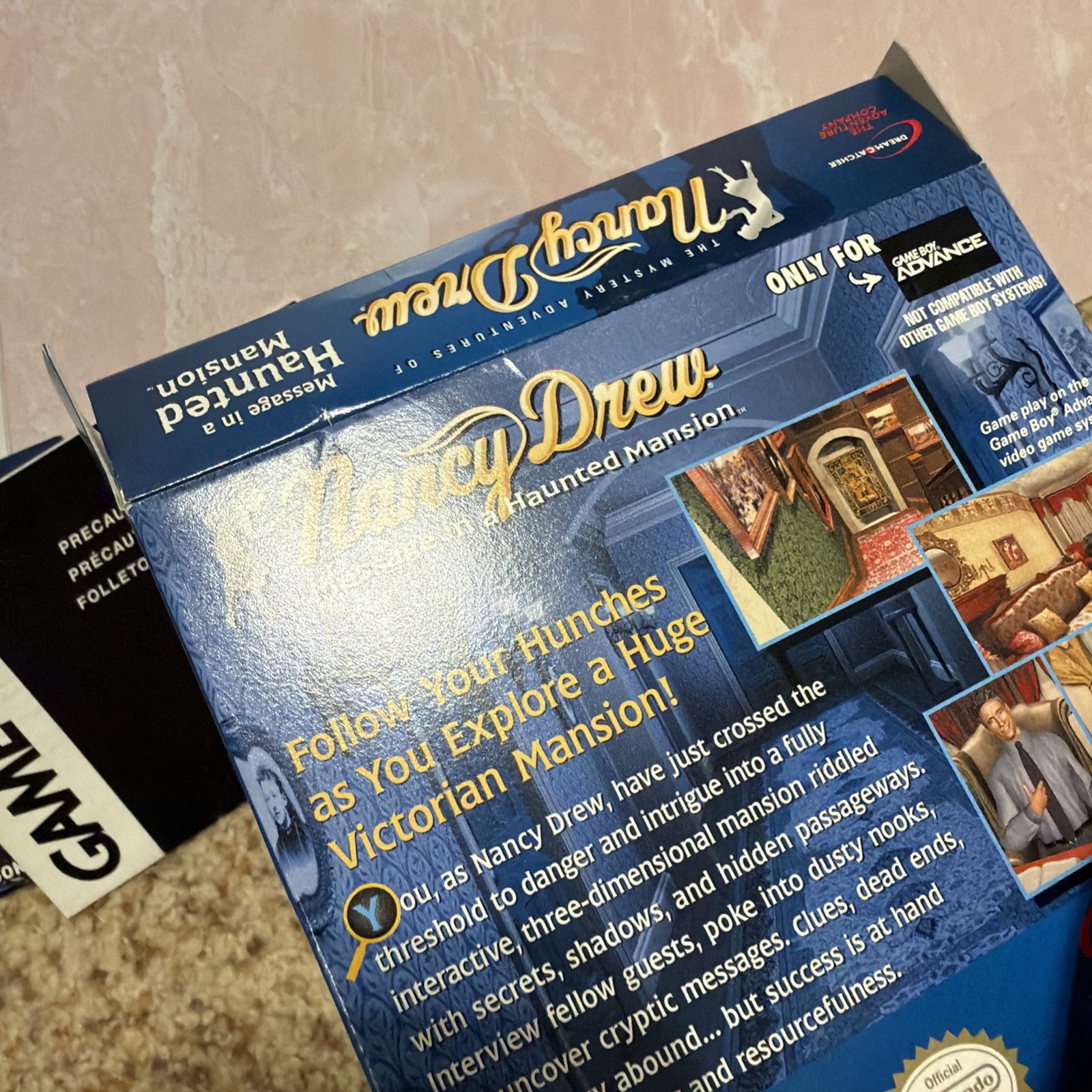 Nancy Drew: Message in a Haunted Mansion (Nintendo Game Boy Advance, 2001)