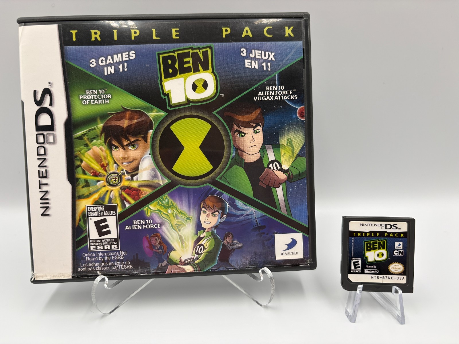 Ben 10: Triple Pack – Nintendo DS – Tested Working Authentic – Free Shipping
