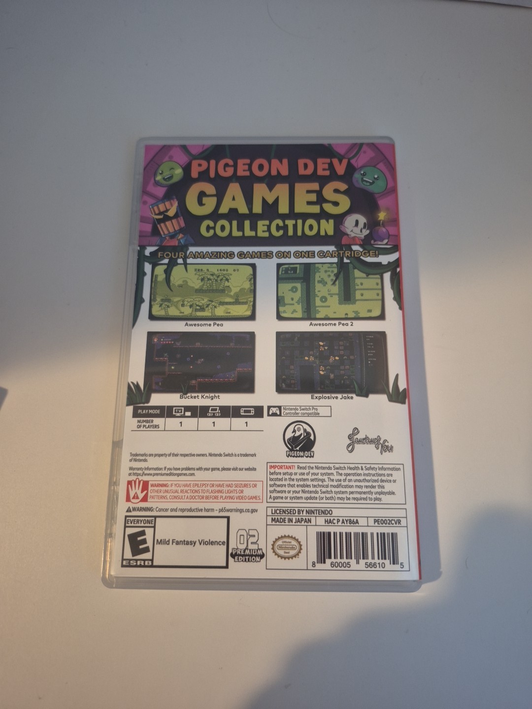 Pigeon Dev Games Collection for Nintendo Switch Premium Edition Deluxe Edition