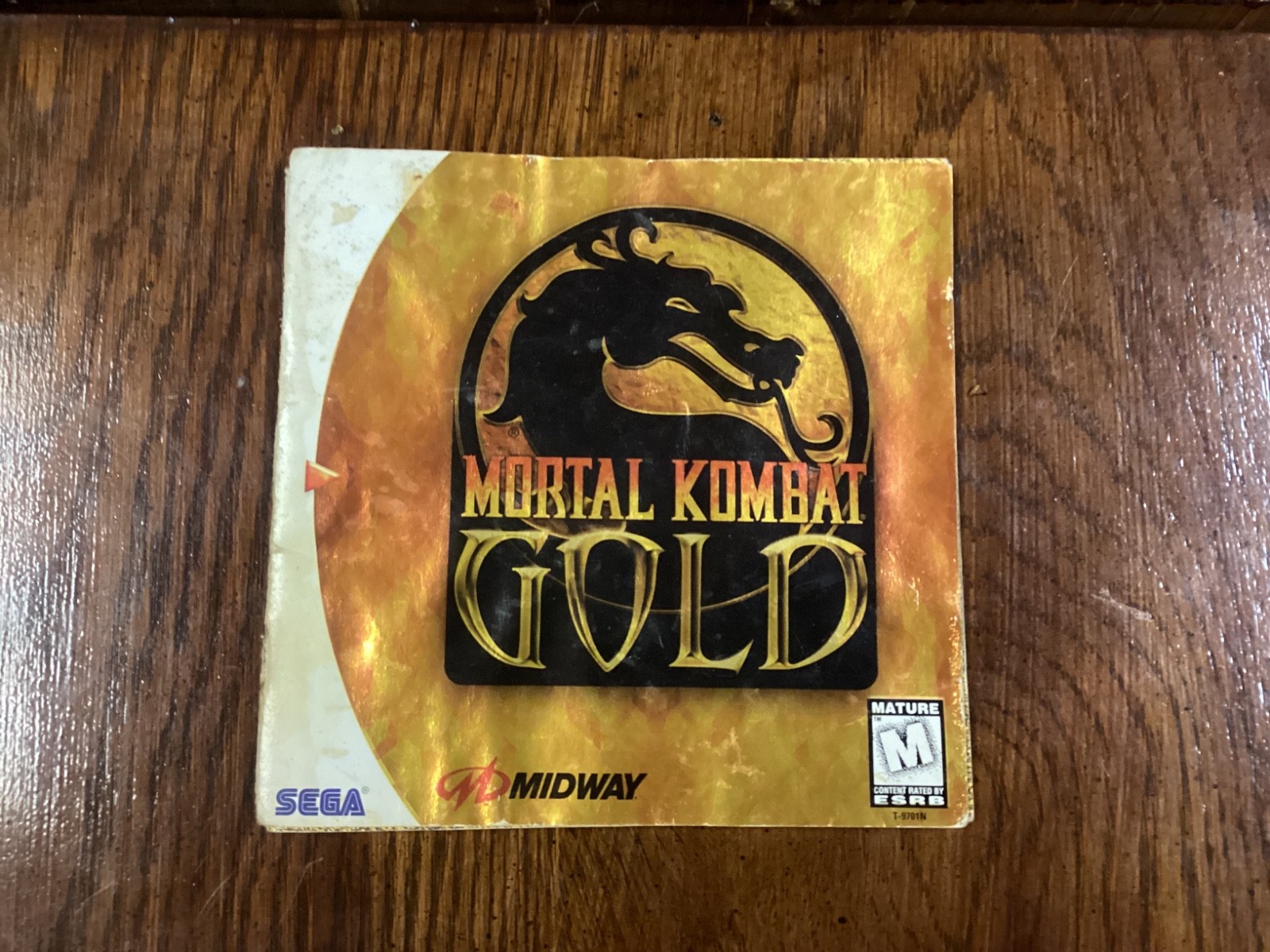 Mortal Kombat Gold Sega Dreamcast Complete Tested Working Fun 3D Weapon Fighting