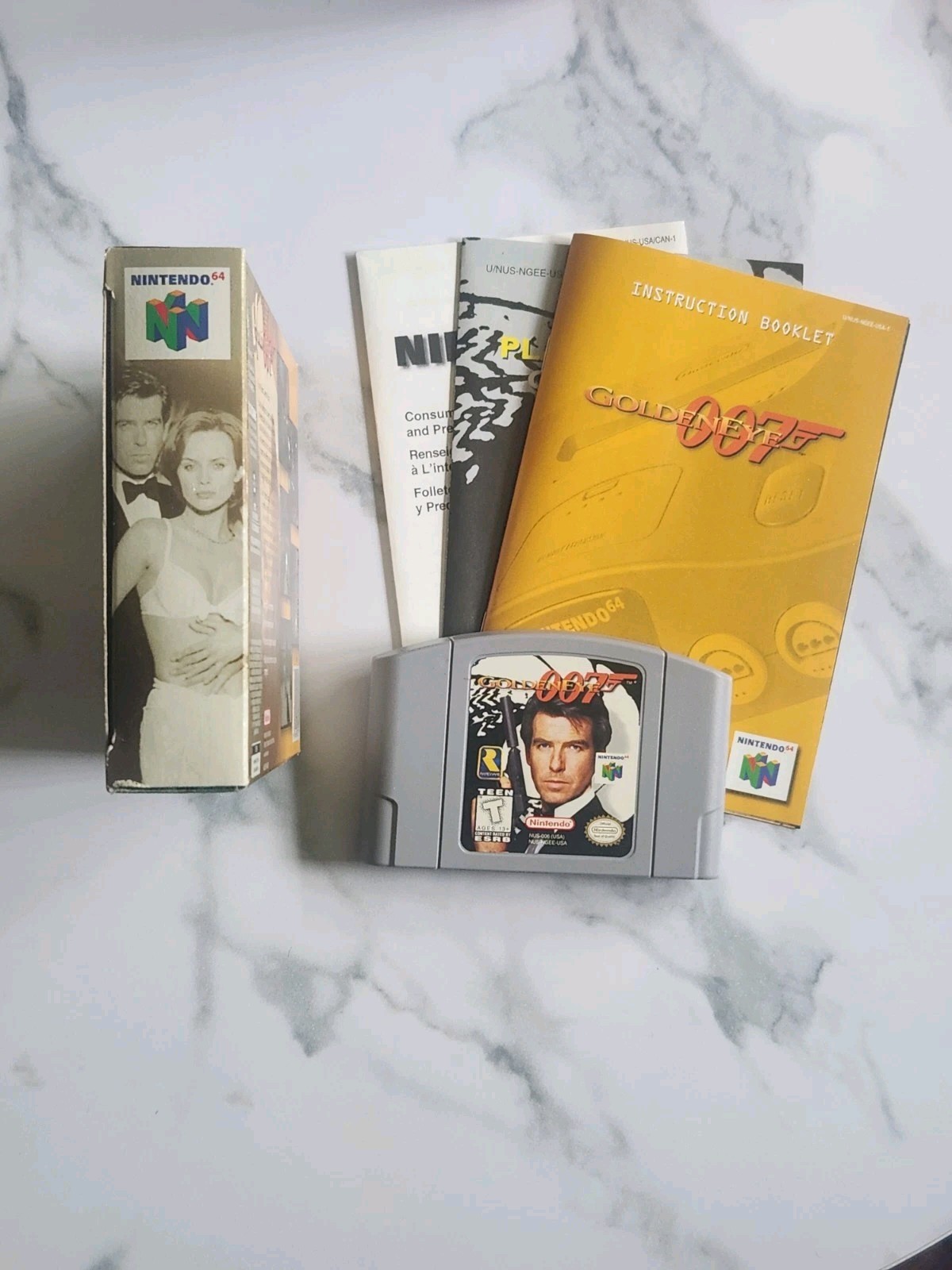 Goldeneye 007. CIB Complete. N64 Nintendo 64. Tested. Authentic. Very Good.