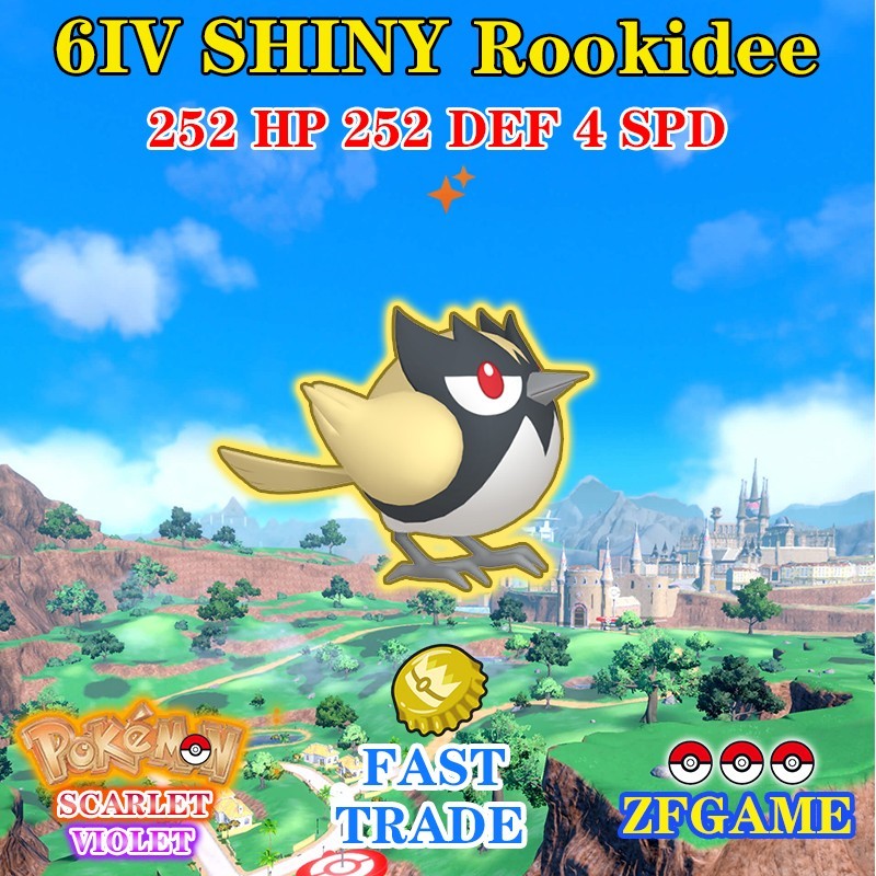 ✨POKEMON 6IV SHINY Rookidee + EVS 🚀 SCARLET and VIOLET ✨Online delivery⚡ ENG