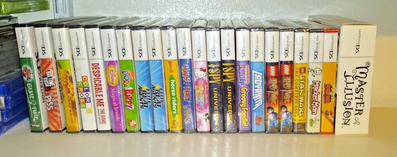 Nintendo DS Games – Various – New/sealed