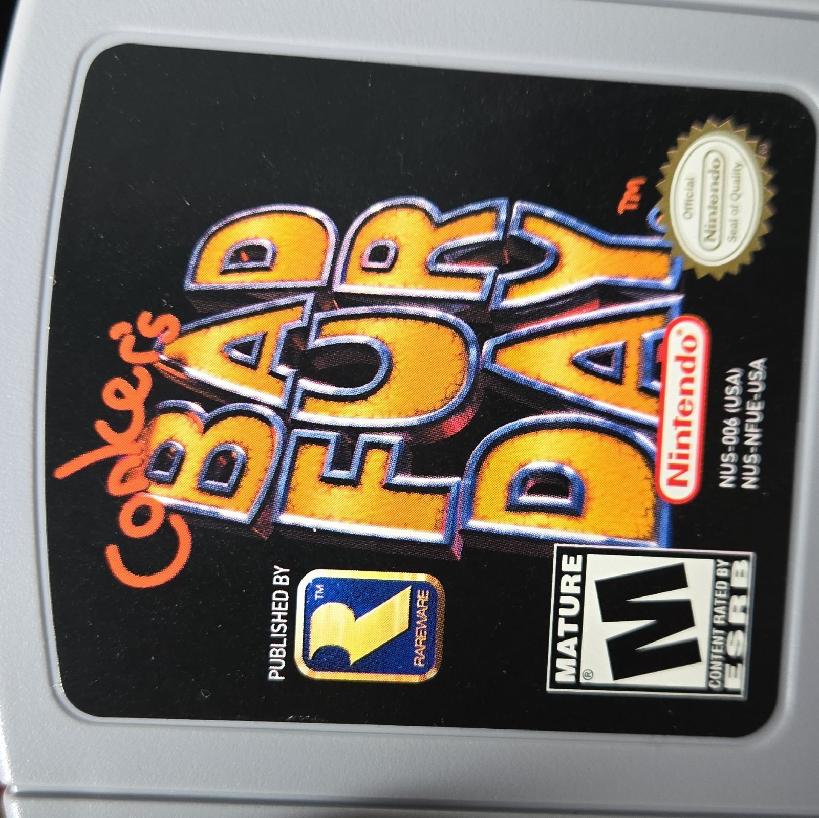 Conker’s Bad Fur Day (Nintendo 64 N64) w/ Box & Manual Action-Adventure M 2001