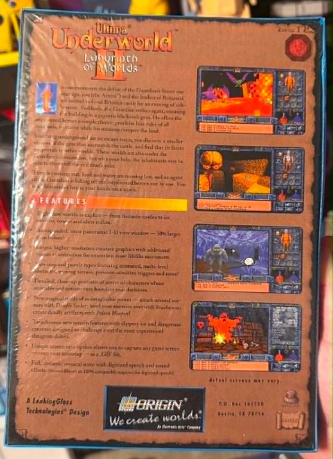 *SEALED* Ultima Underworld 2: Labyrinth Of Worlds PC Game (Origin, 1992)