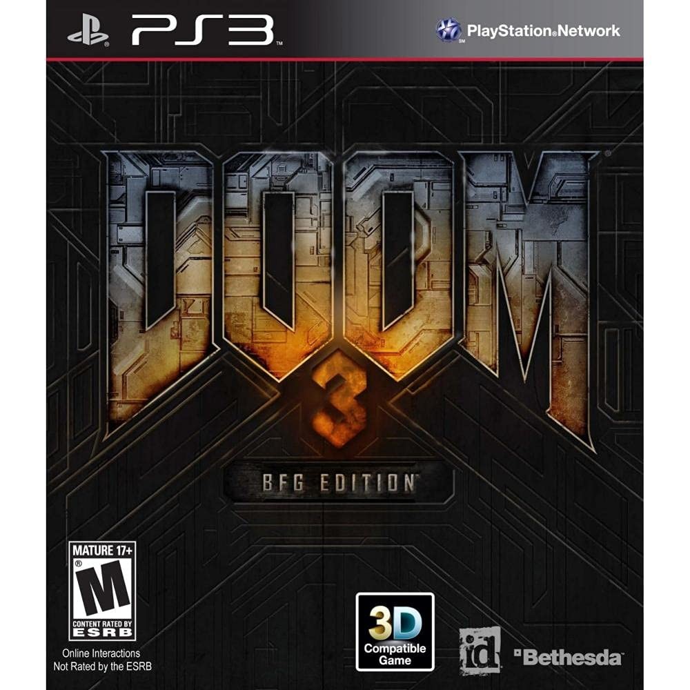 Doom 3 BFG Edition For PlayStation 3 PS3 Very Good 9E