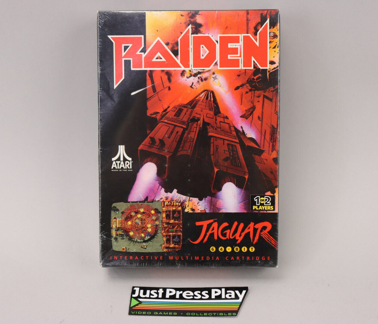 Raiden Atari Jaguar Shoot ‘em Up Shooter Game 1993 NOS New Factory Sealed!