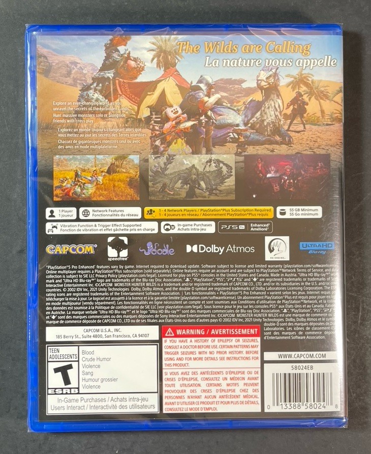 Monster Hunter [ Wilds ] (PS5) NEW