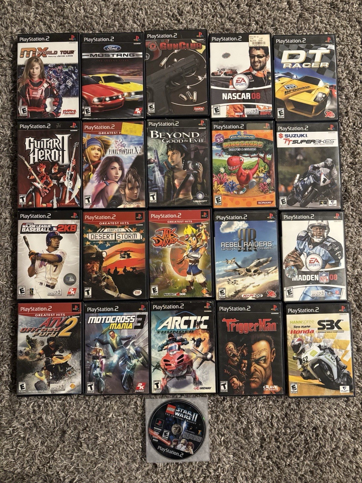 HUGE CHEAP 🔥 PlayStation 2 📺 PS2 Video Games Lot 🔥 TESTED 📺 READ 🔥
