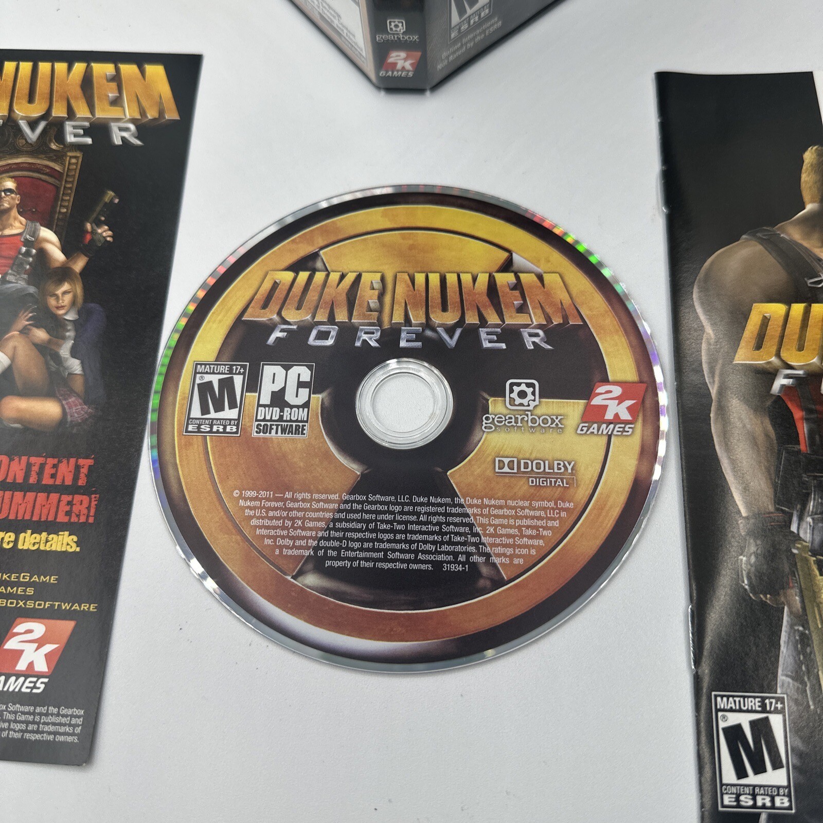 Duke Nukem Forever – PC DVD Computer game Buy This Before I Run Out Of Gum