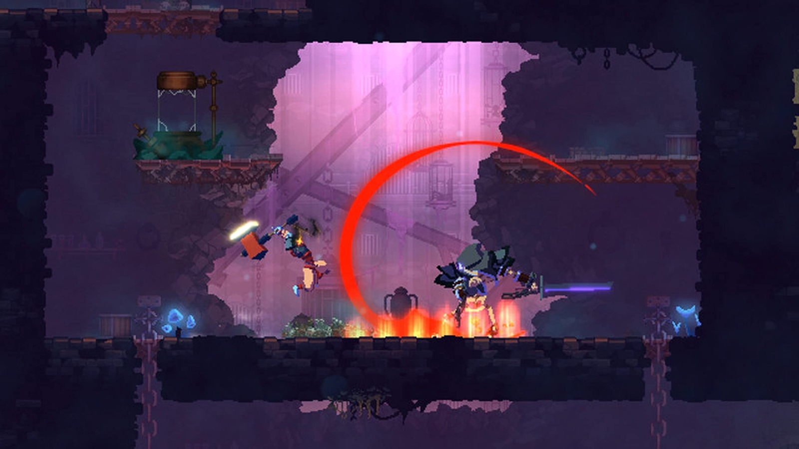 Dead Cells with Castlevania DLC 2D Roguelite Action Platformer Game