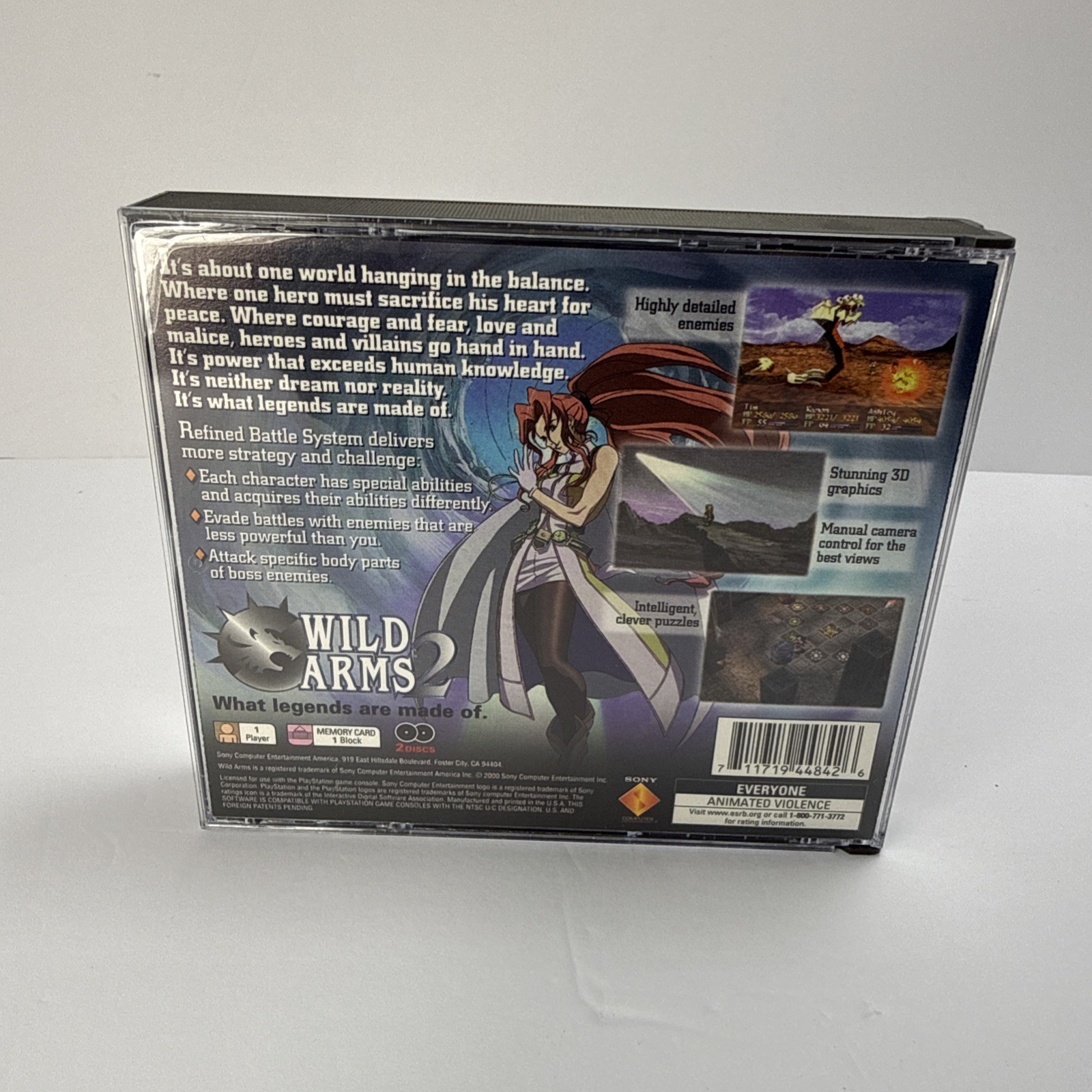 Wild Arms 2: Second Ignition (Sony PlayStation 1, 2000) PS1 CIB Complete TESTED