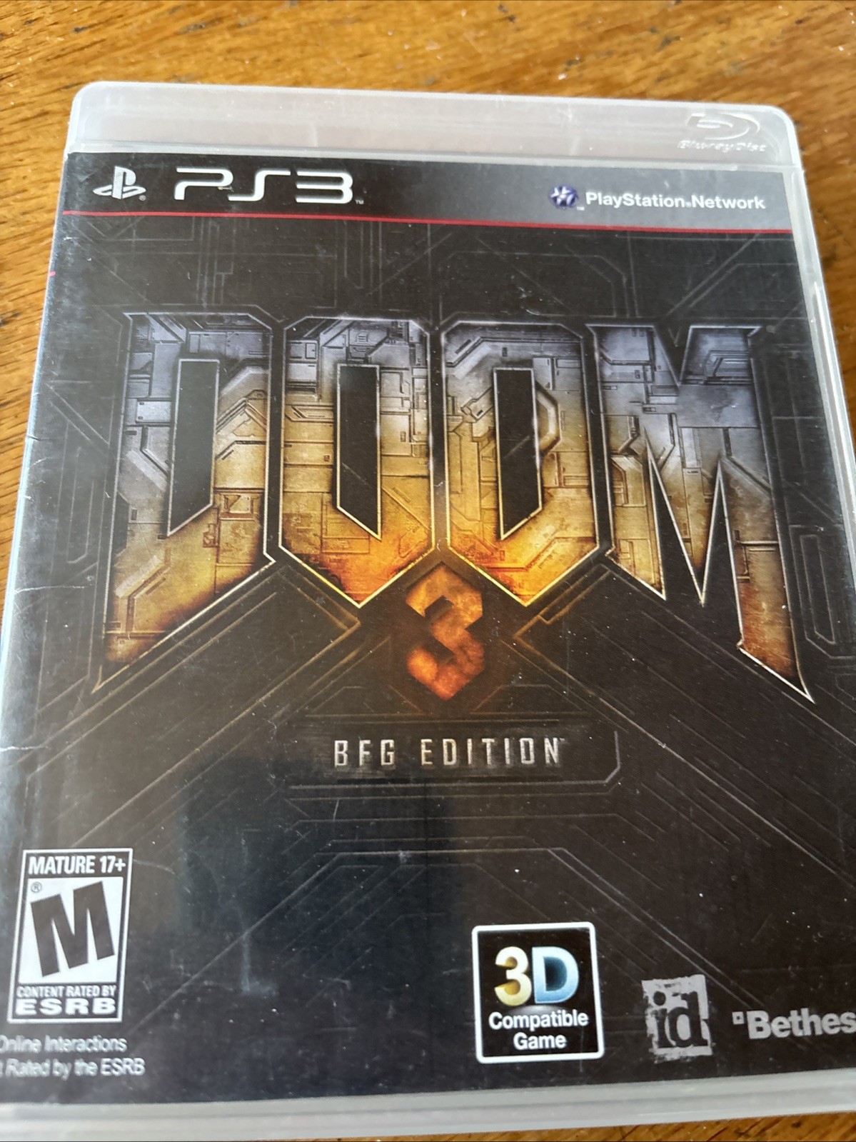 Doom 3 — BFG Edition (Sony PlayStation 3, 2012) Case Only