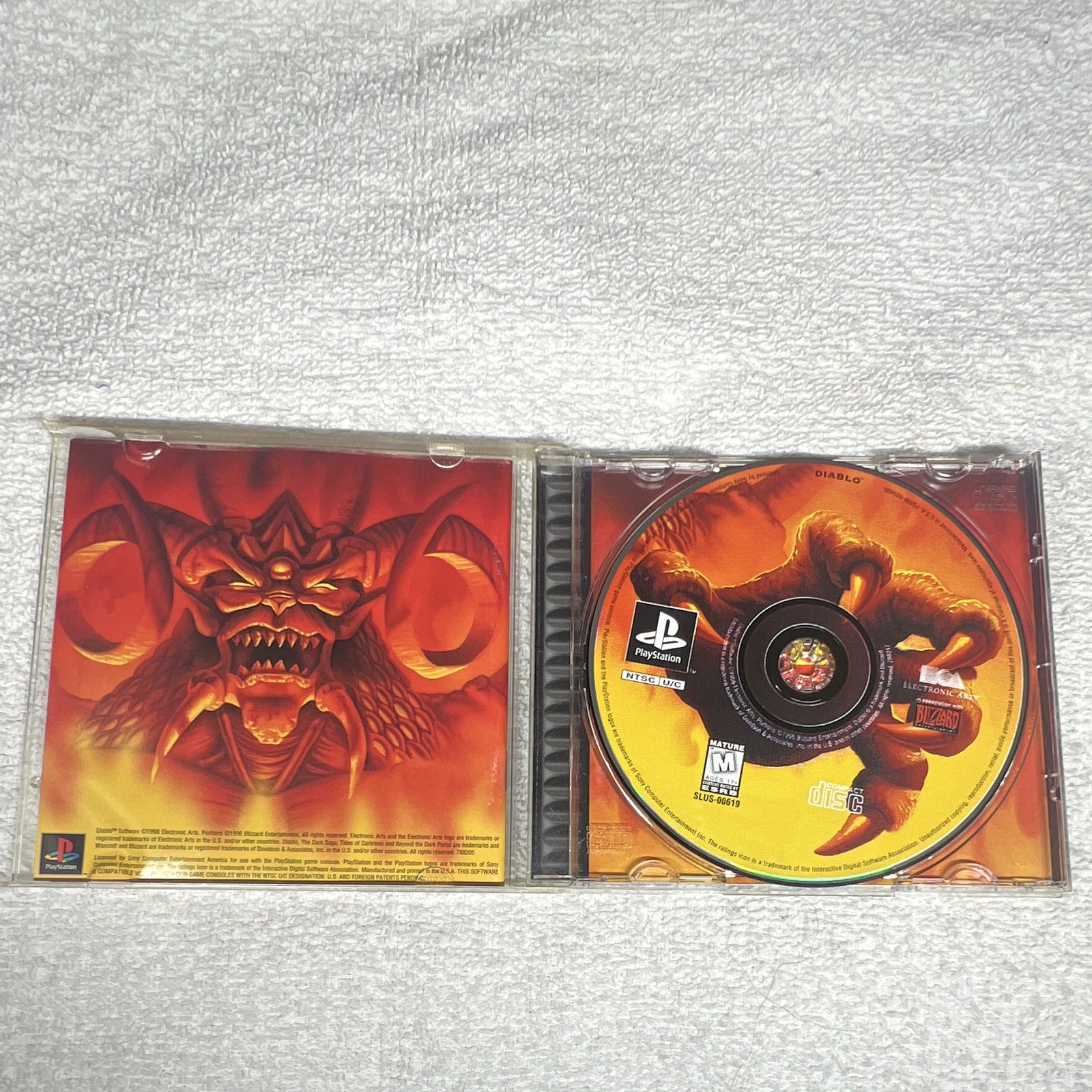Diablo Player’s Choice PS1 Sony PlayStation 1 NTSC-U/C w/ Manual 1998