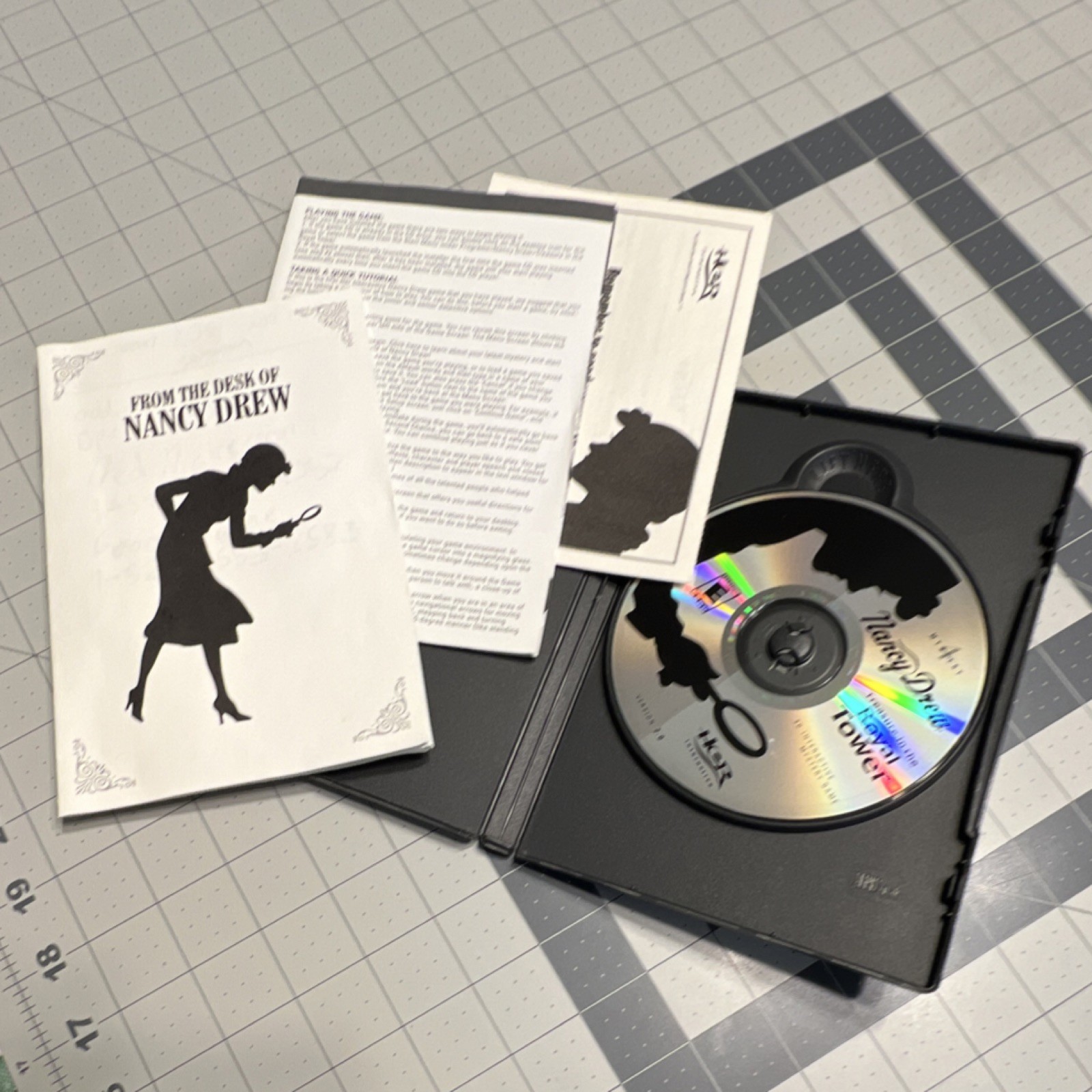 Nancy Drew: Treasure in the Royal Tower PC Game Her Interactive 2001 Manual