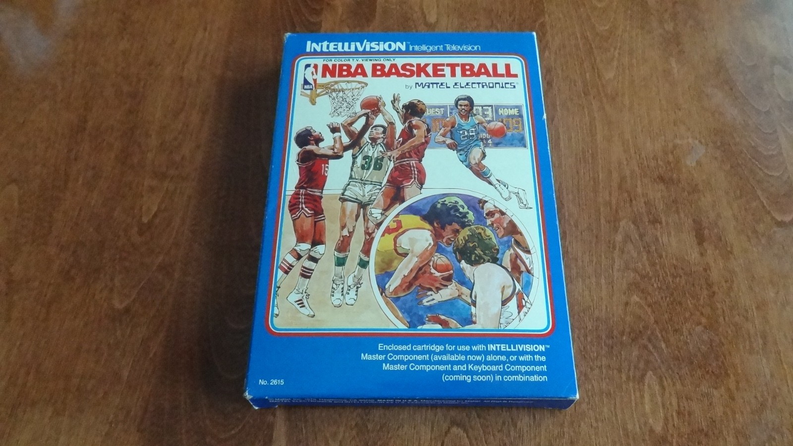 INTELLIVISION NBA BASKETBALL FCTVO EARLY RELEASE BOXED HTF