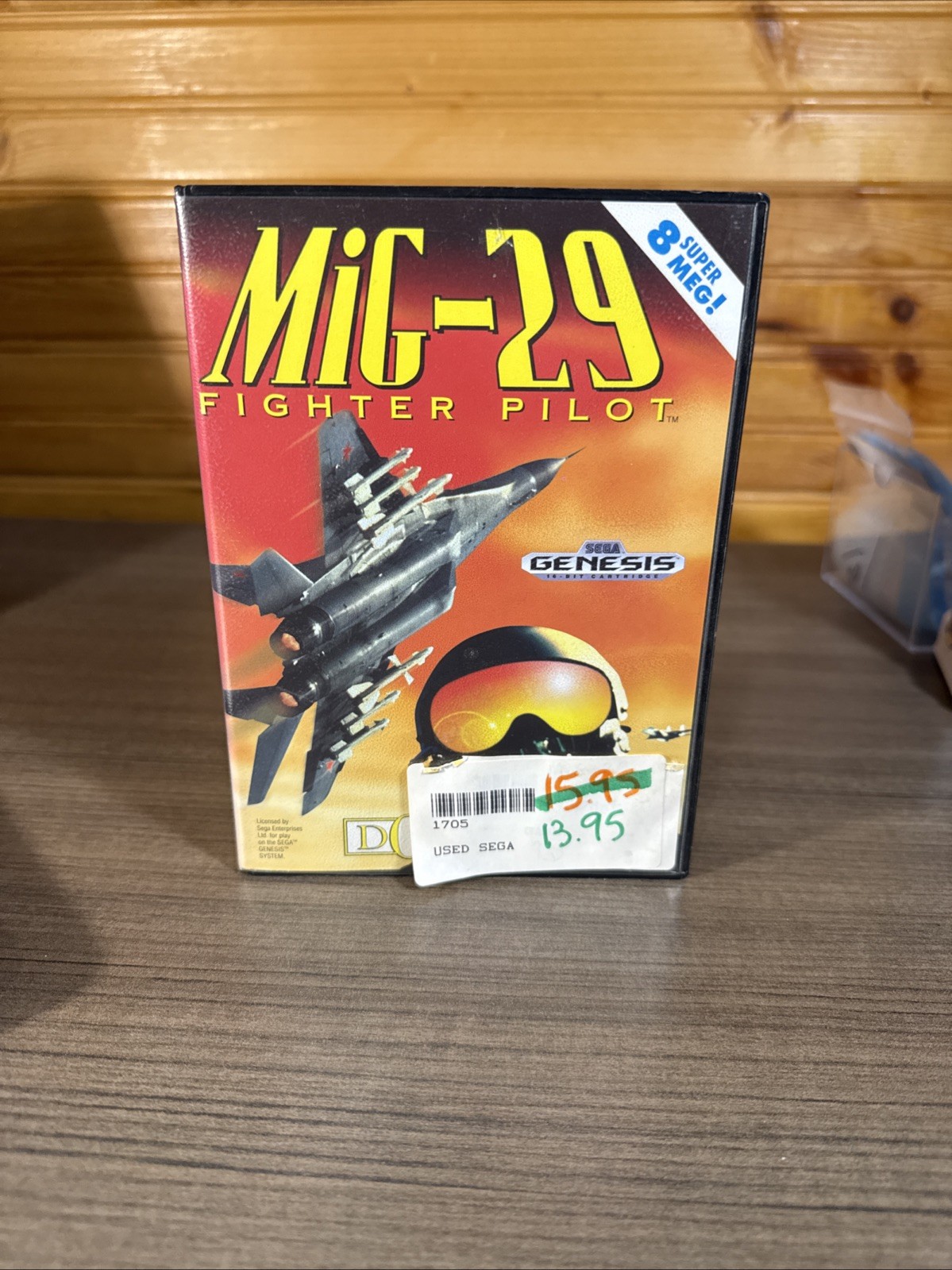 Mig-29 Fighter Pilot (Sega Genesis) With Case