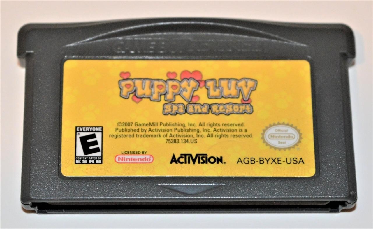 PUPPY LUV: SPA AND RESORT NINTENDO GAMEBOY ADVANCE SP GBA