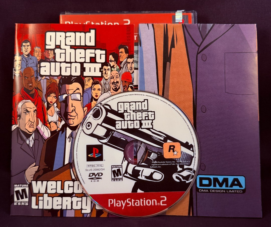 Grand Theft Auto III – PlayStation 2 – 2003 – 1 Player – Rated M